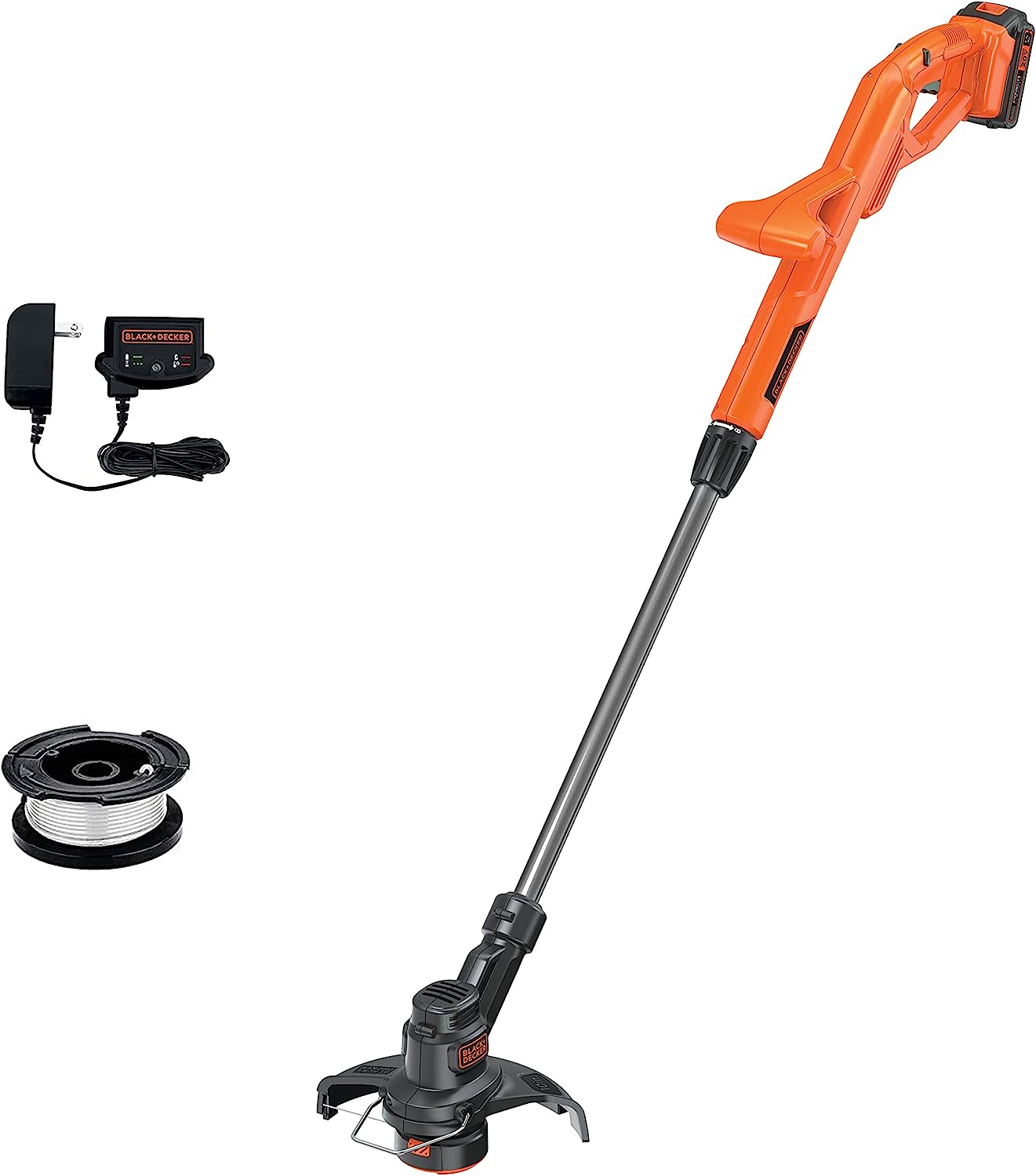 BLACK+DECKER 20V MAX String Trimmer/Edger Kit. 10-Inch (LST201)