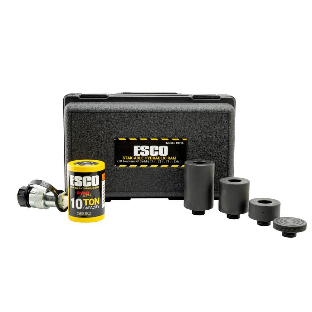 ESCO 10316 Pro Series 10 Ton Stak-Able Hydraulic Ram Kit
