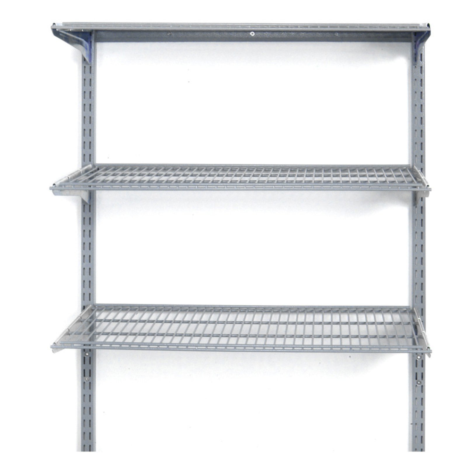 Triton Products® Heavy-Duty 3 Tier Wire Shelf. Grey. 375 lb. Capacity