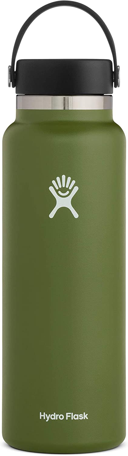 Hydro Flask 40oz Wide Mouth Bottle (Olive)