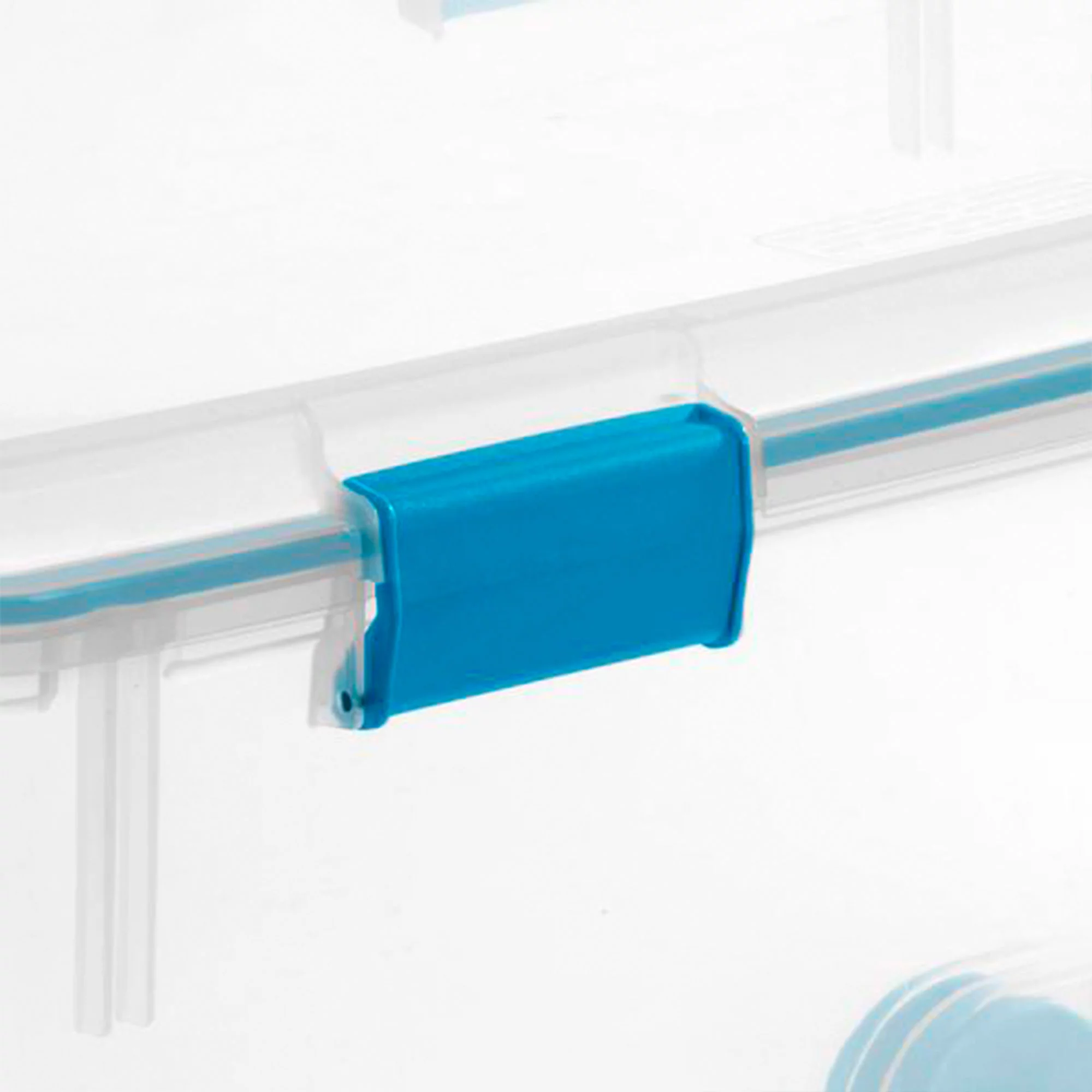 Sterilite 120-Qt Clear Plastic Wheeled Storage Bin w/Gasket Latch Lid. 3 Pack