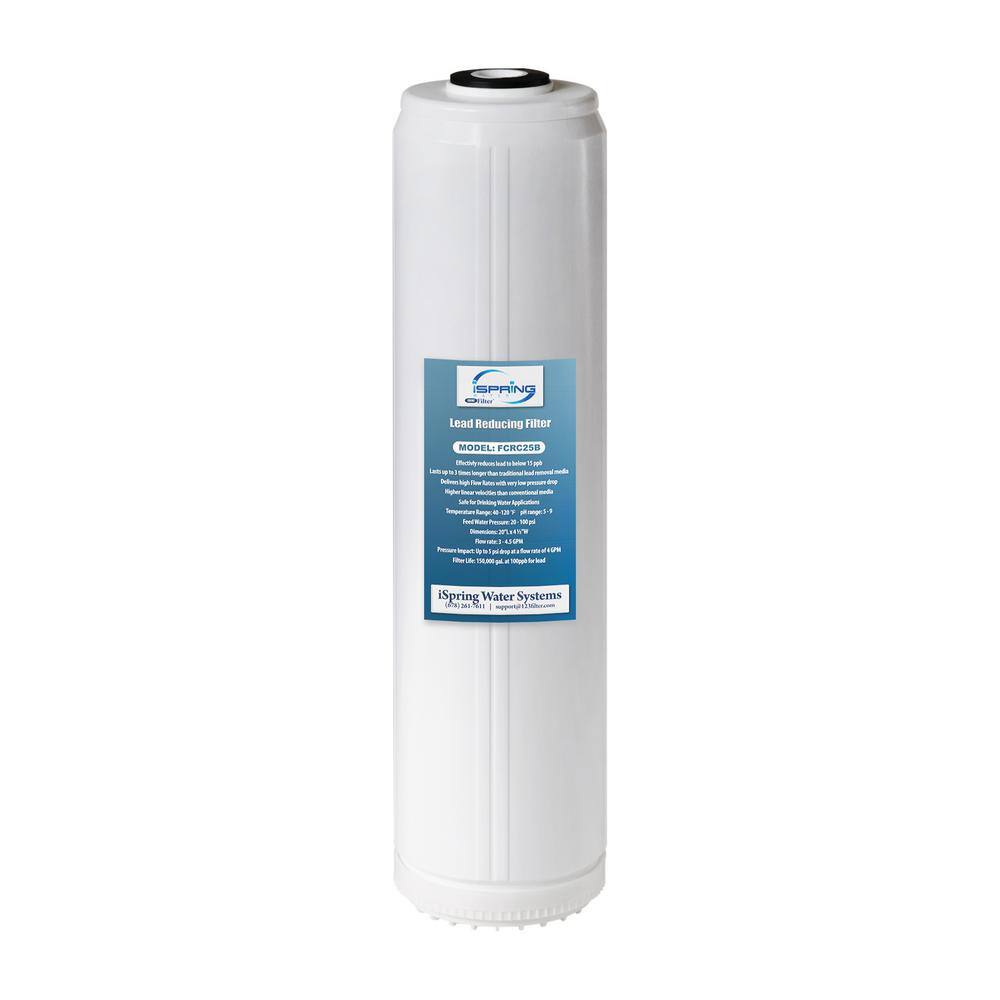 ISPRING FCRC25B Lead Removal Whole House Water Filter Replacement Cartridge