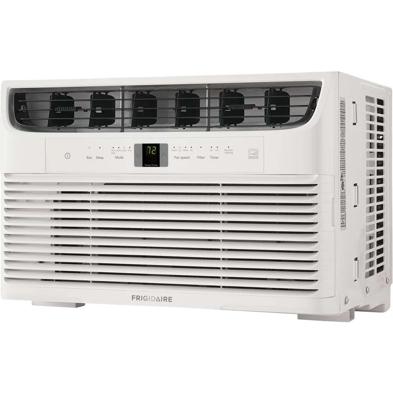 Frigidaire FFRE083WAE 8.000 BTU 115-Volt Window-Mounted Mini-Compact Air Conditioner with Temperature-Sensing Remote Control