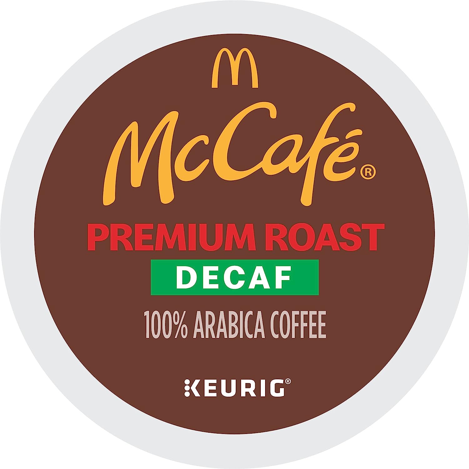 McCafé Decaf Premium Medium Roast K-Cup Coffee Pods (72 Pods. 6 Packs of 12)