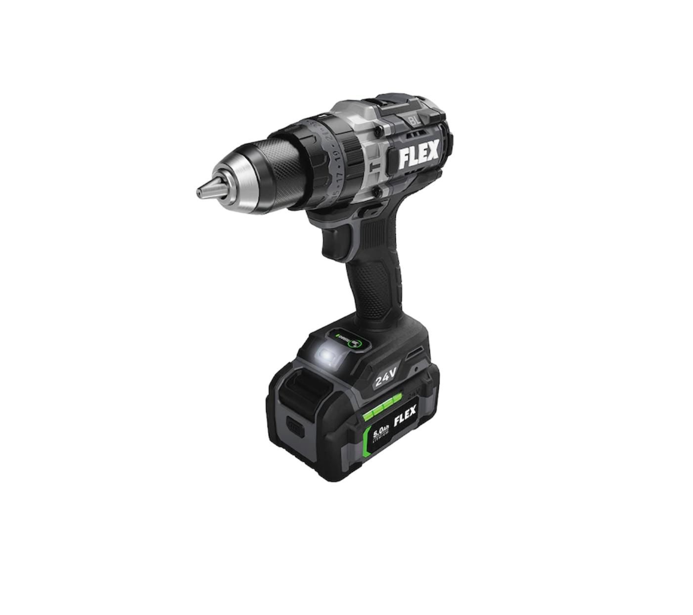 FLEX FX1271T-2B 1/2-in 24-volt-Amp Variable Speed Brushless Cordless Hammer Drill (2-Batteries Included)