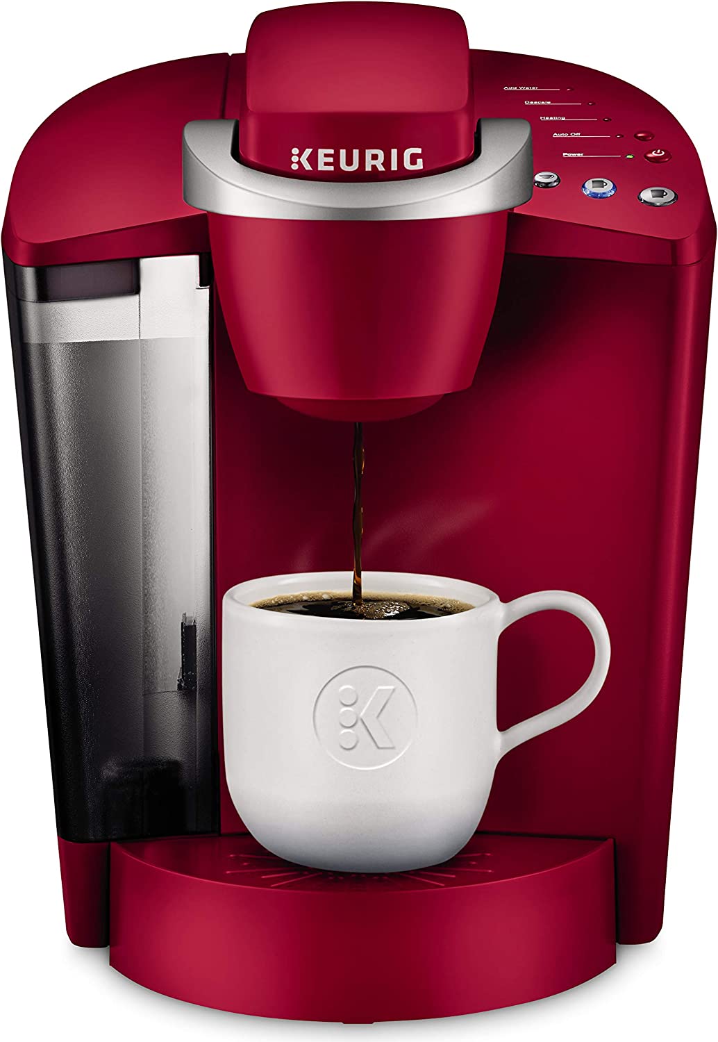 Keurig K-Classic Coffee Maker. Single Serve K-Cup Pod Coffee Brewer. 6 to 10 Oz. Brew Sizes. Rhubarb