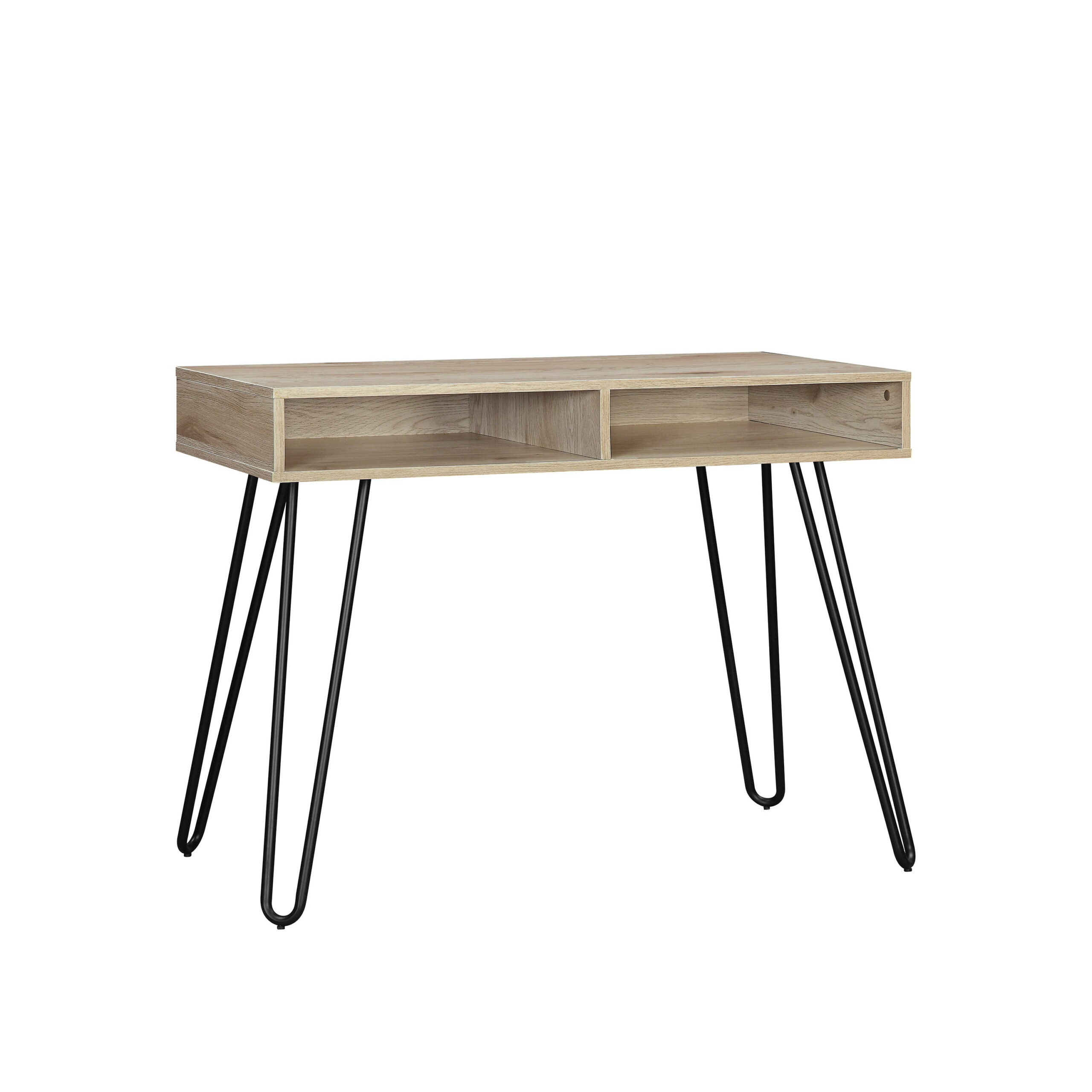 Mainstays Hairpin Writing Desk. Beige