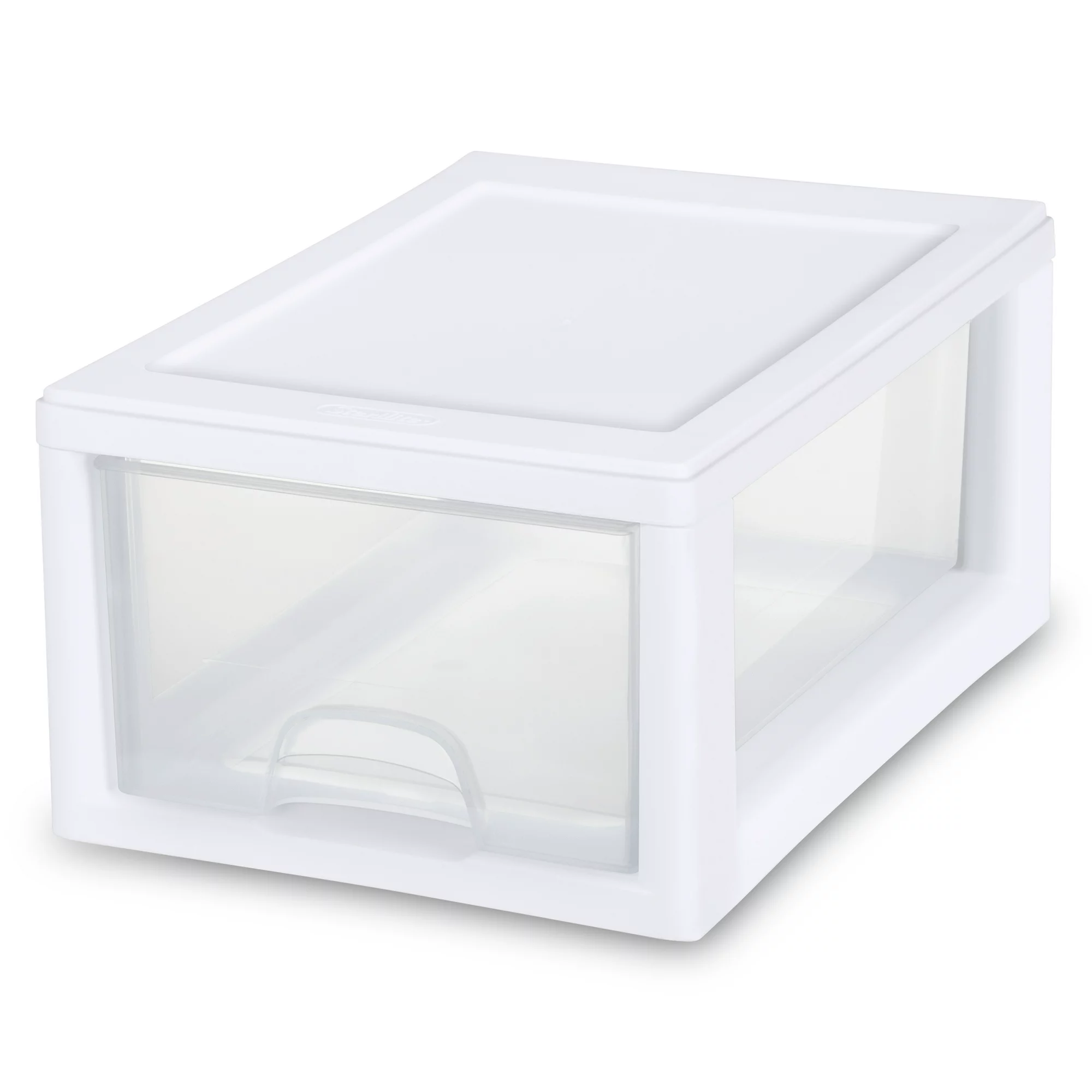 Sterilite 1.5 Gallon Plastic Drawer Chests. White. 6 Count