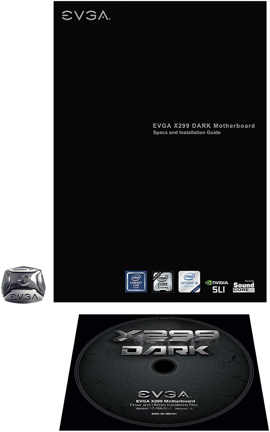 EVGA X299 Dark. LGA 2066. Intel X299. SATA 6Gb/s. USB 3.1. USB 3.0. EATX. Intel Motherboard 151-SX-E299-KR