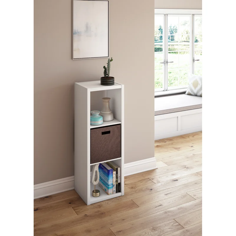 ClosetMaid 4542 43.98 in. H x 15.87 in. W x 13.50 in. D White Wood Large 3-Cube Organizer