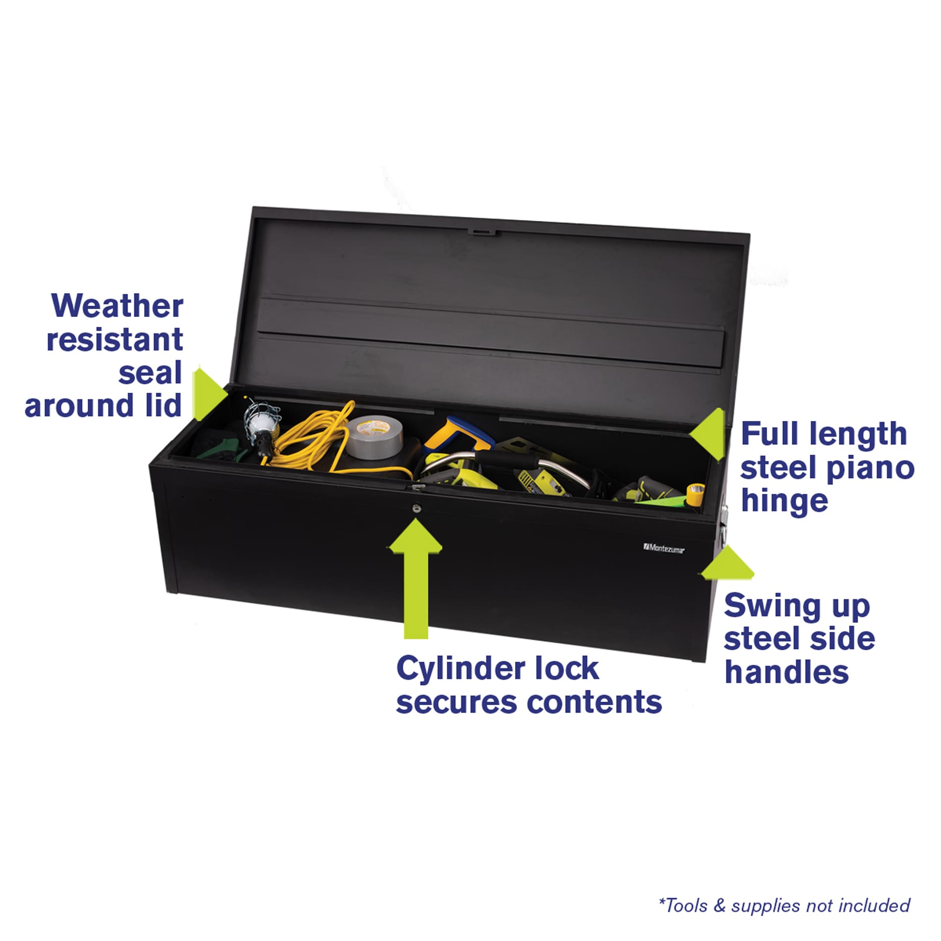 Montezuma 47-in Steel Utility Box