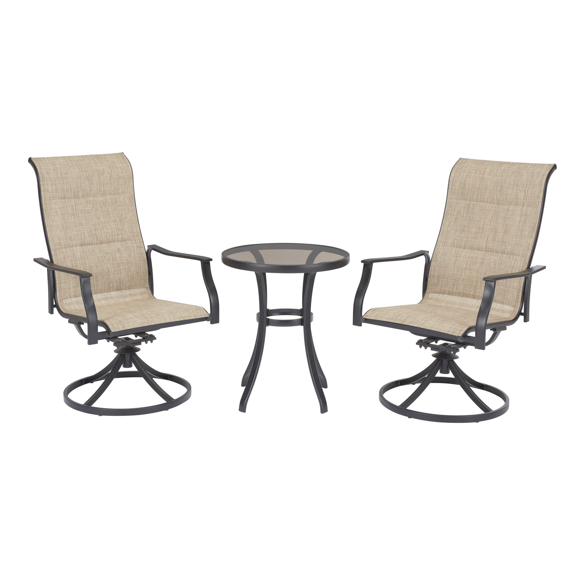 Mainstays Highland Knolls 3 Piece Outdoor Patio Bistro Set