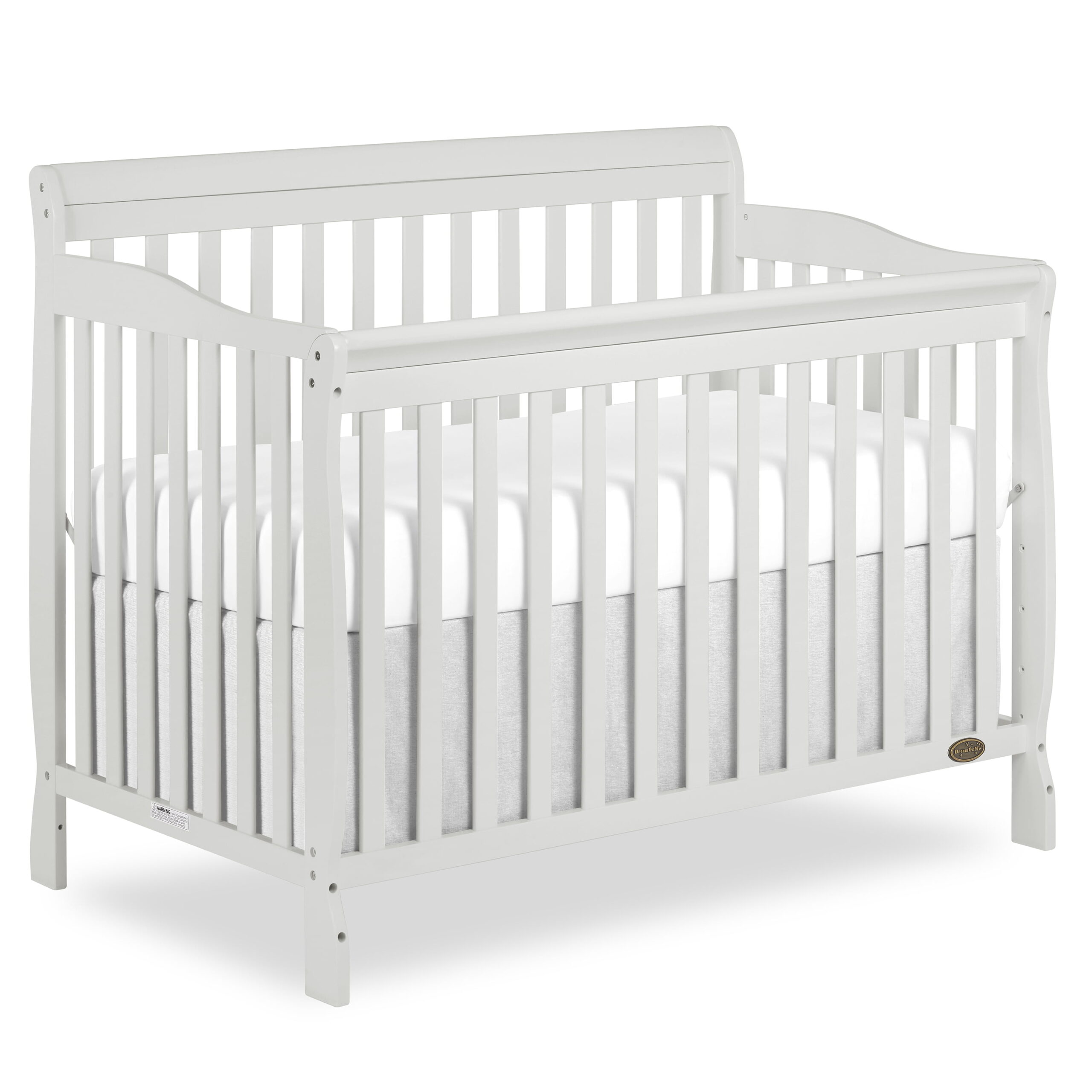 Dream On Me Ashton Convertible 5-in-1 Crib. Mystic Grey