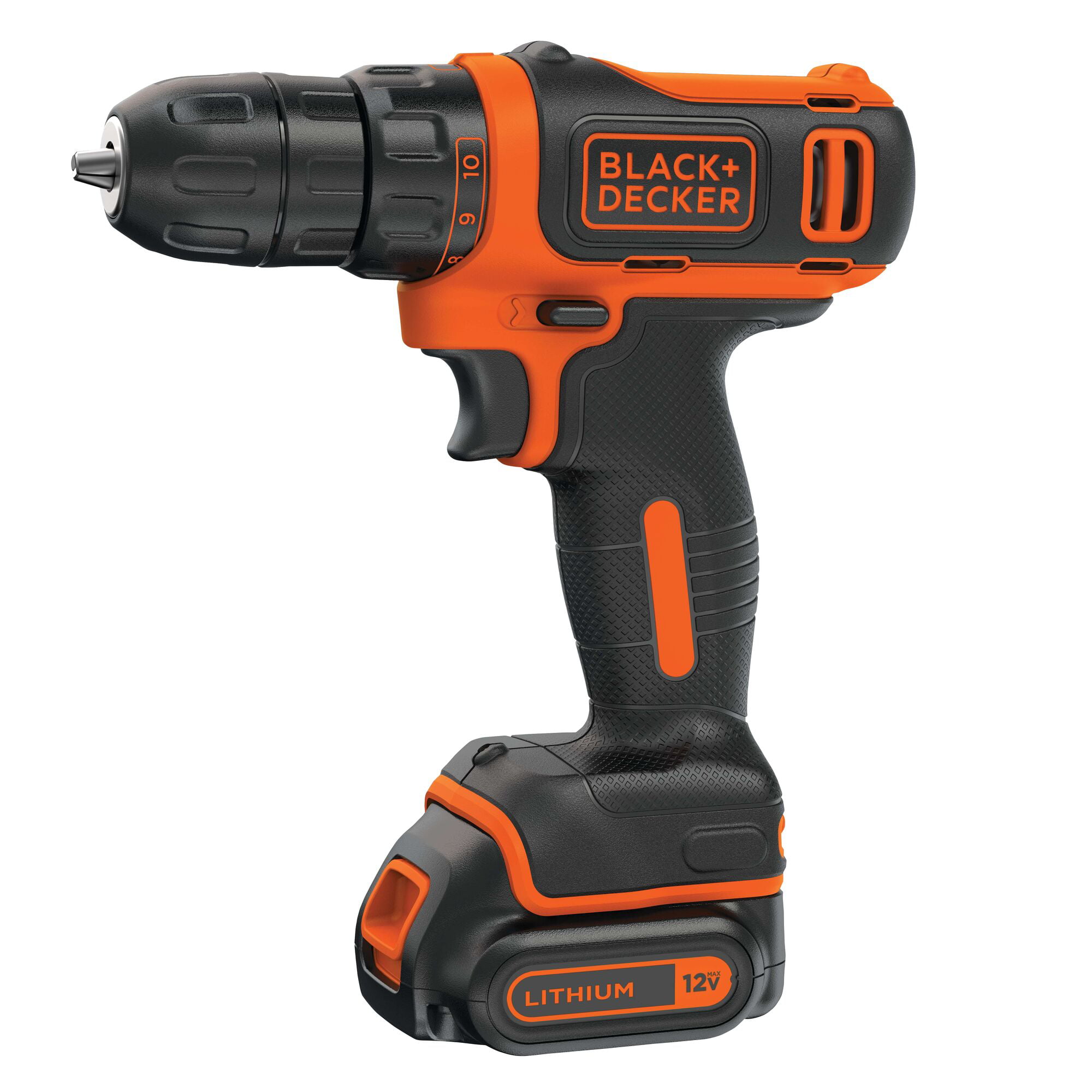 BLACK+DECKER 12-Volt MAX Lithium Drill And 59-Piece Project Kit. BDCDD12PK Tool Sets