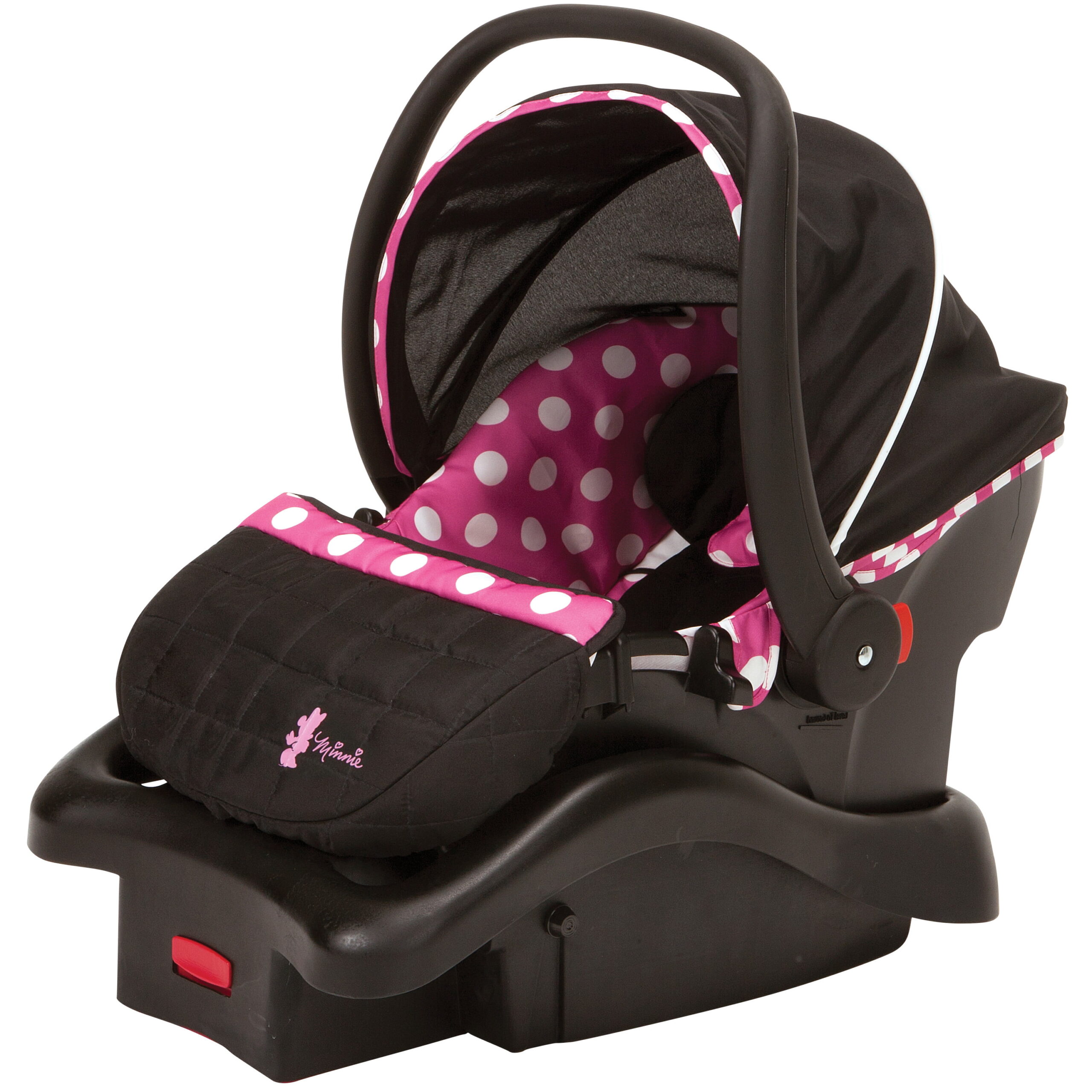 Disney Baby Light ‘n Comfy 22 Luxe Infant Car Seat. Minnie Dot