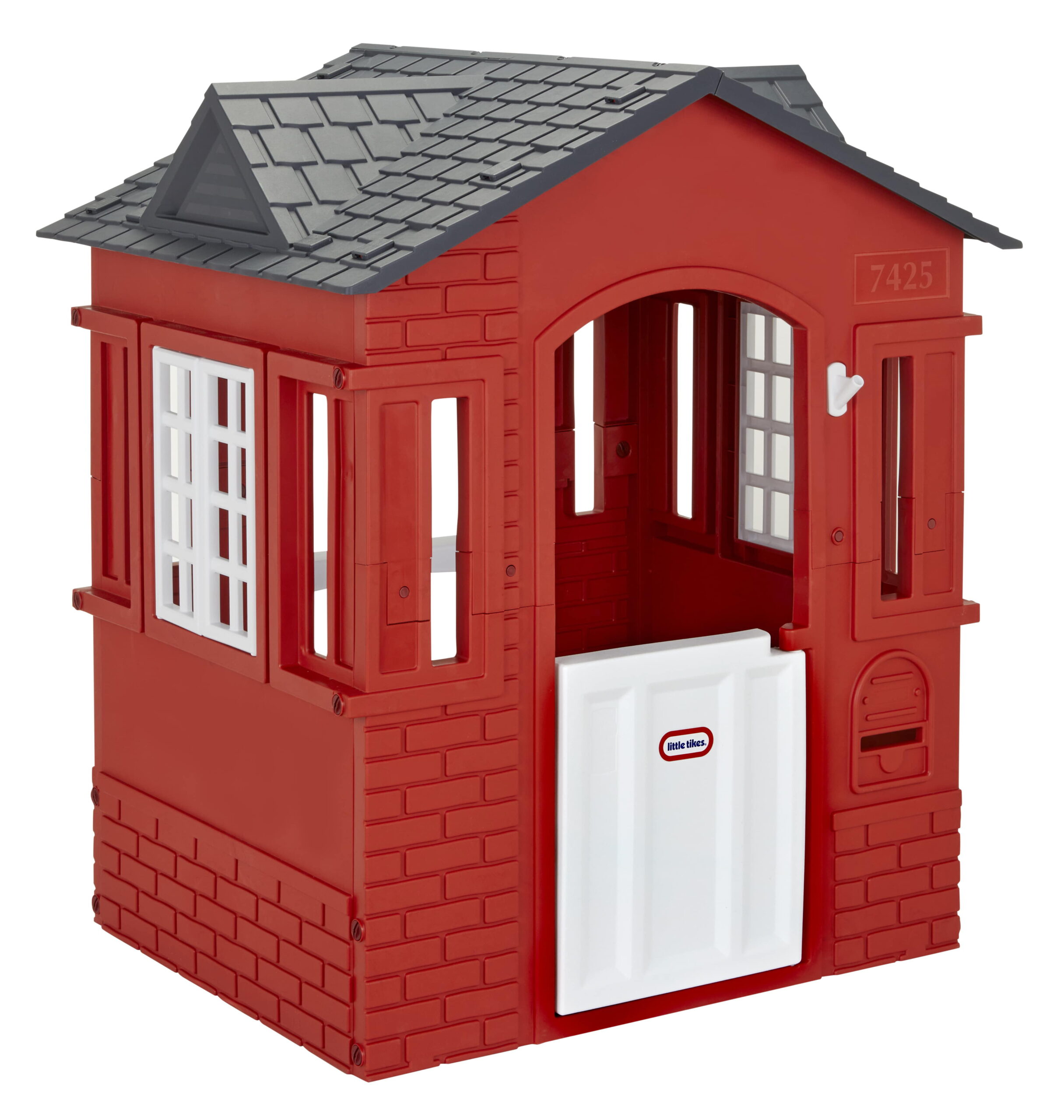 Little Tikes Cape Cottage House. Red with Working Door. Window Shutters. Flag Holder | Easy Installation Process Kids 2-6 Years Old