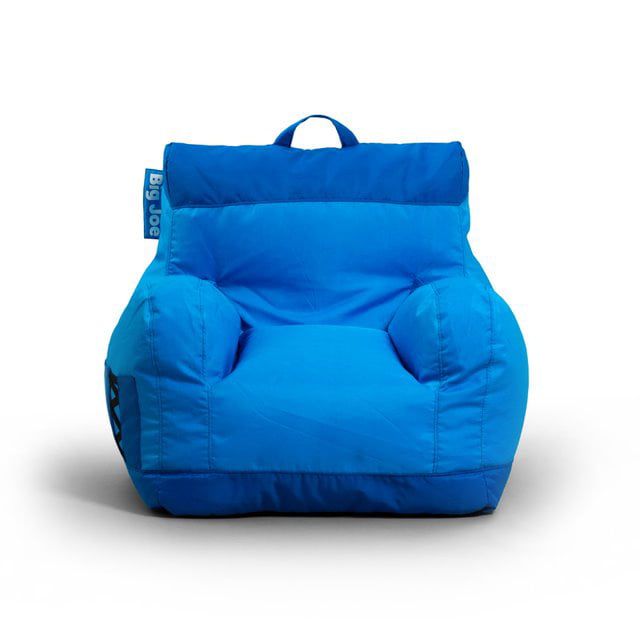 Big Joe Dorm Bean Bag Chair. Kids/Teens. Smartmax 3ft. Two Tone Blue