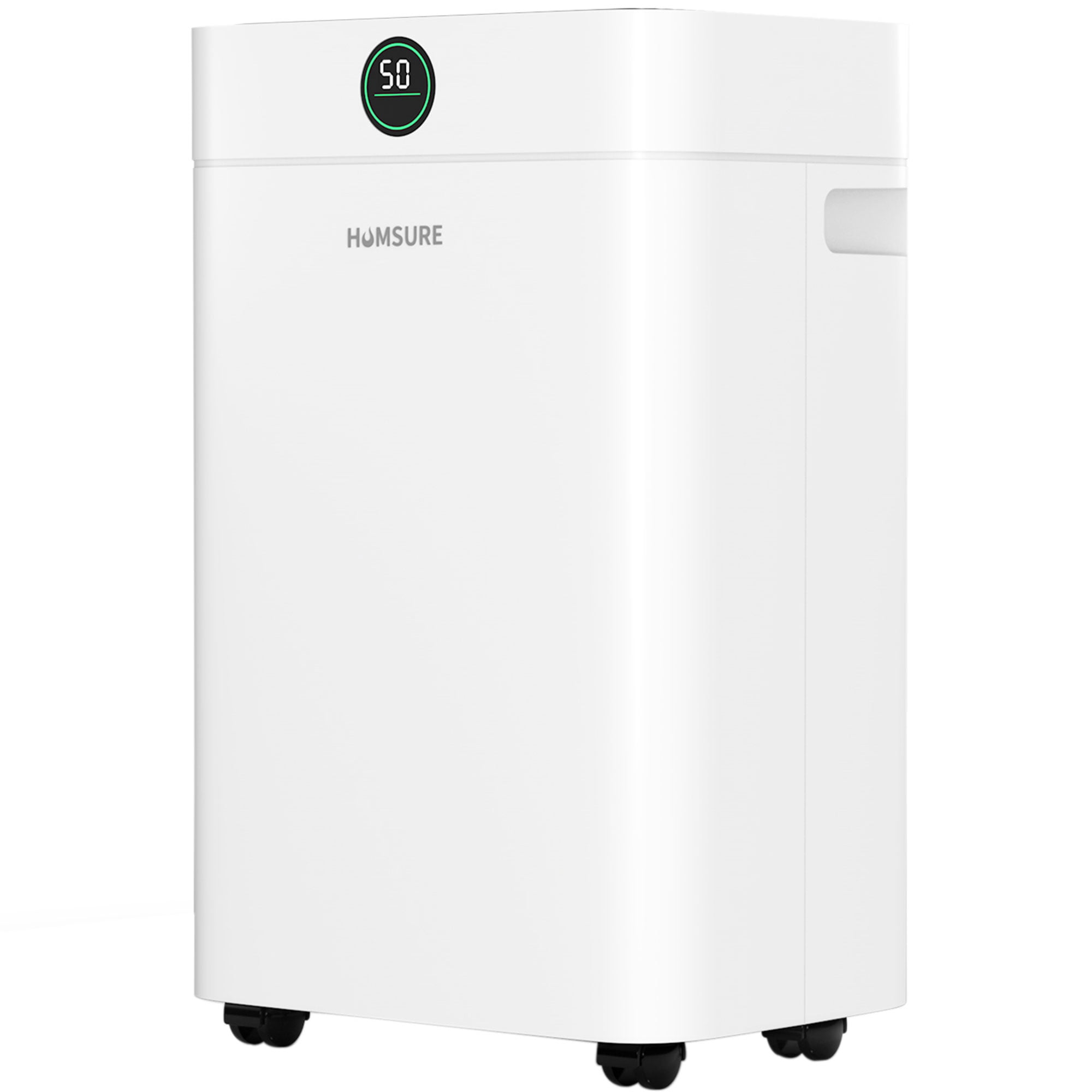 HUMSURE 50 Pint Dehumidifier 3000 Sq.Ft Room. for Basements with Drain Hose. Ideal for Large&Medium Sized Bathroom and Bedroom (White)