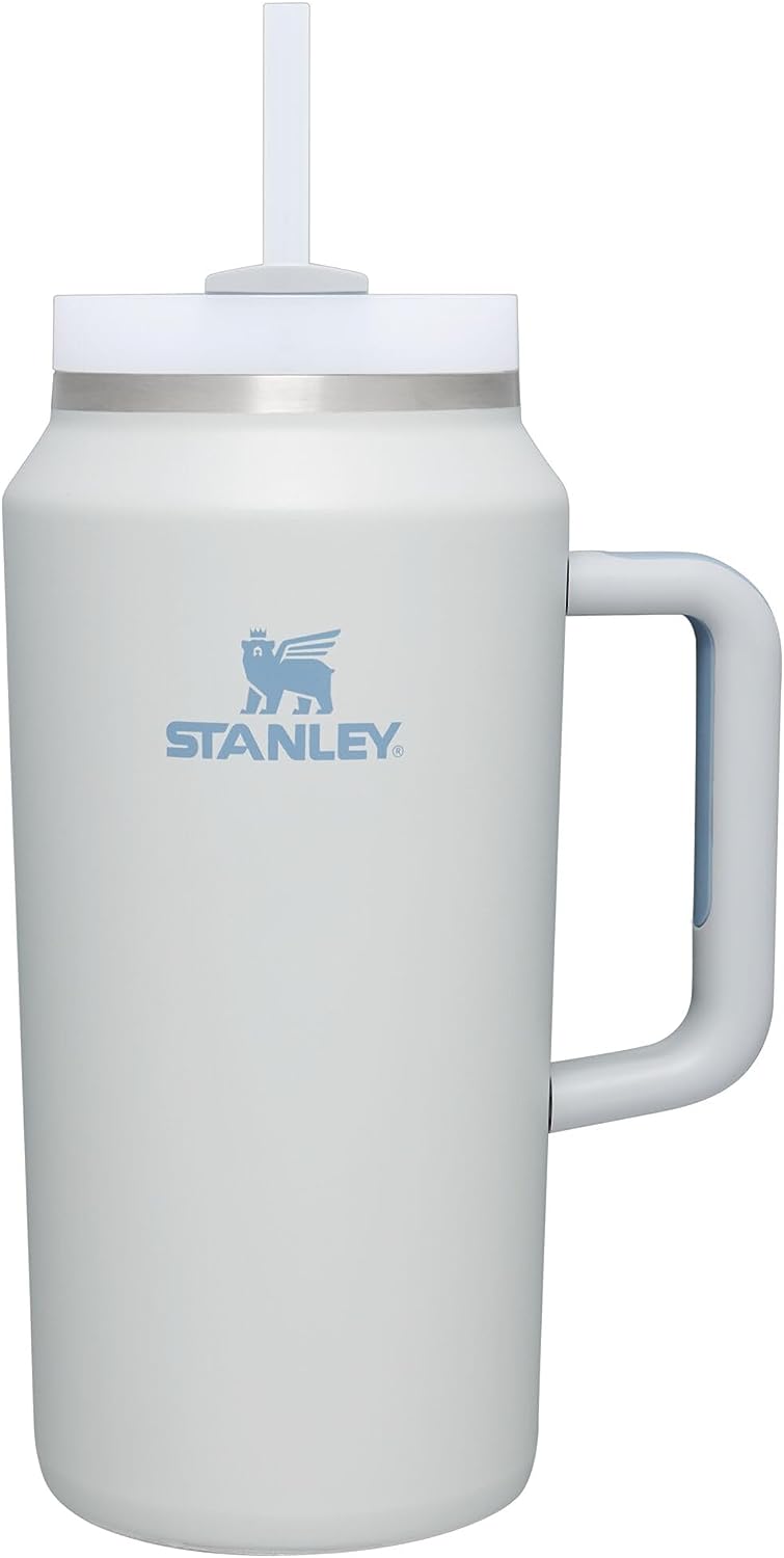 Stanley Quencher H2.0 FlowState Stainless Steel Vacuum Insulated Tumbler with Lid and Straw. Fog. 64 oz