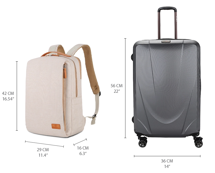 Nordace Siena – Smart Backpack. Travel Backpacks. Dark Green