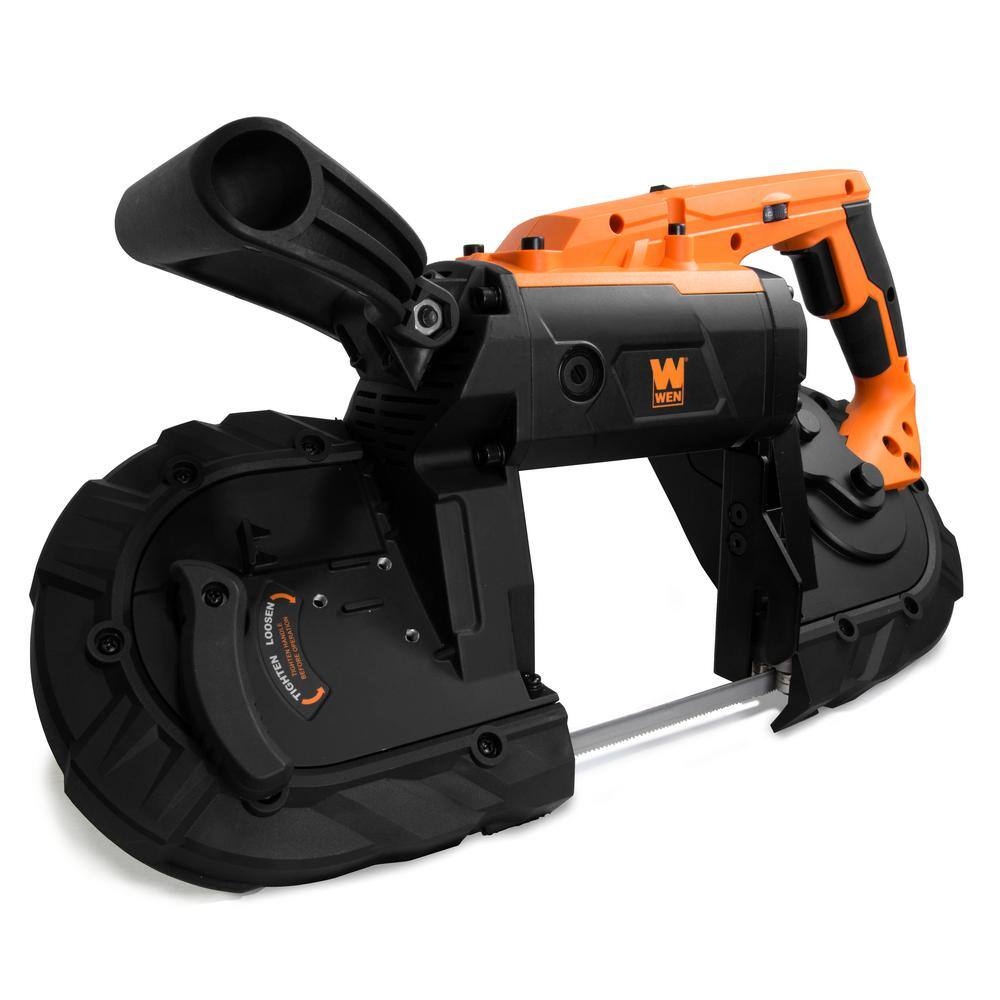 WEN 94396 10-Amp 5-Inch Variable Speed Handheld Portable Band Saw for Metal