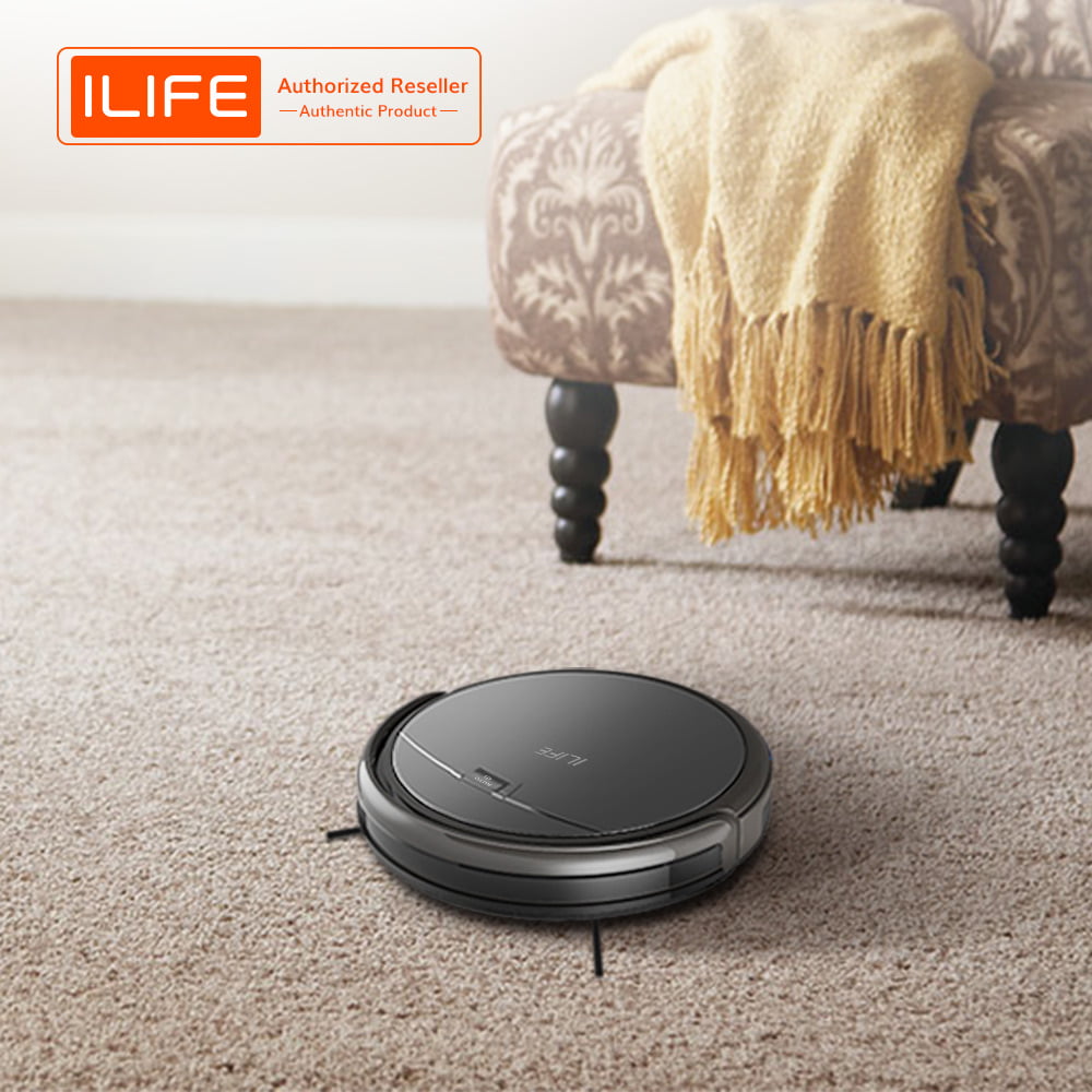 ILIFE A4s-W. Robot Vacuum Cleaner. Roller Brush .Hardfloor and Low-pile Carpets . 450ml Large Dustbin. 120 mins Battery Life