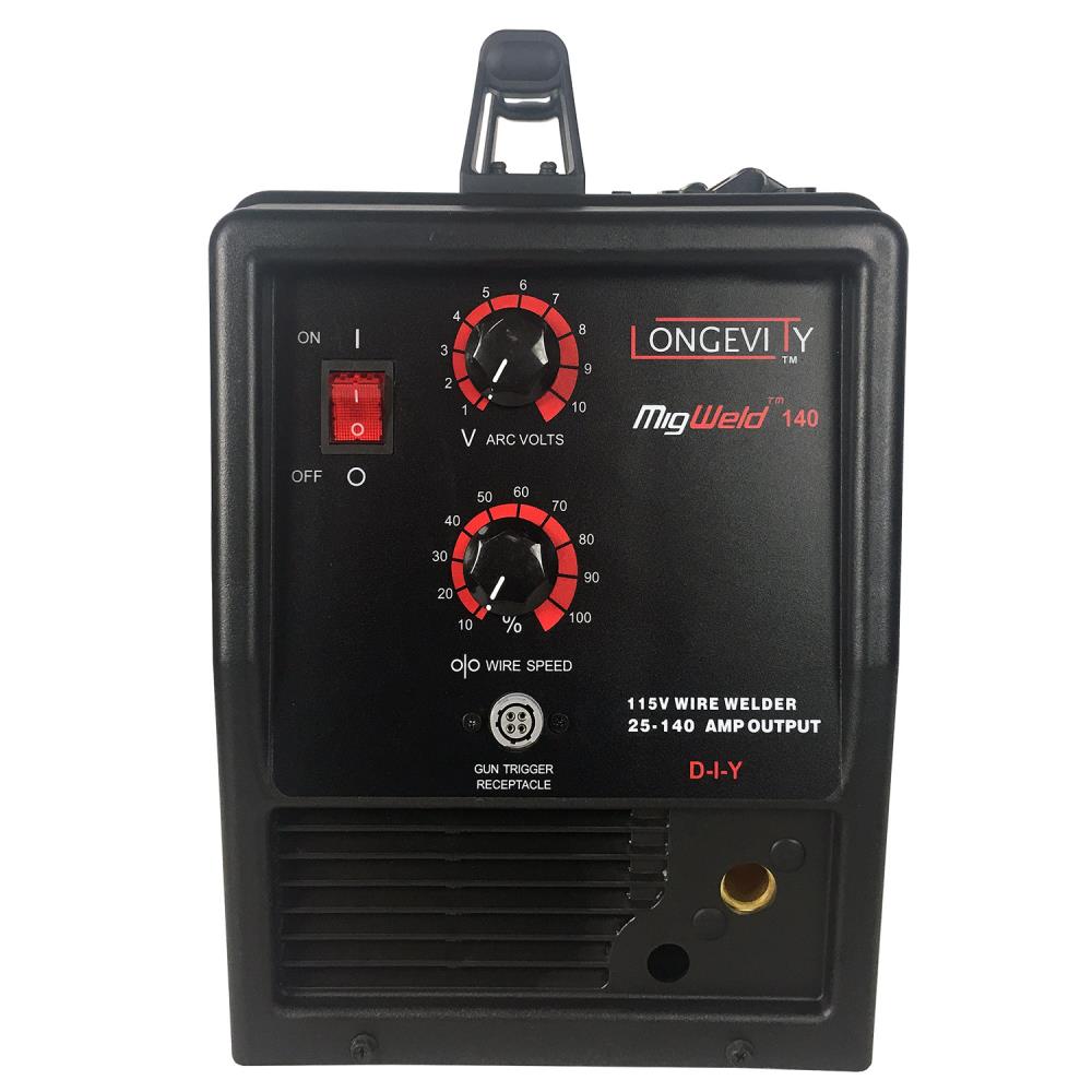 Longevity 120-Volt 140-Amp MIG Flux-Cored Wire Feed Welder