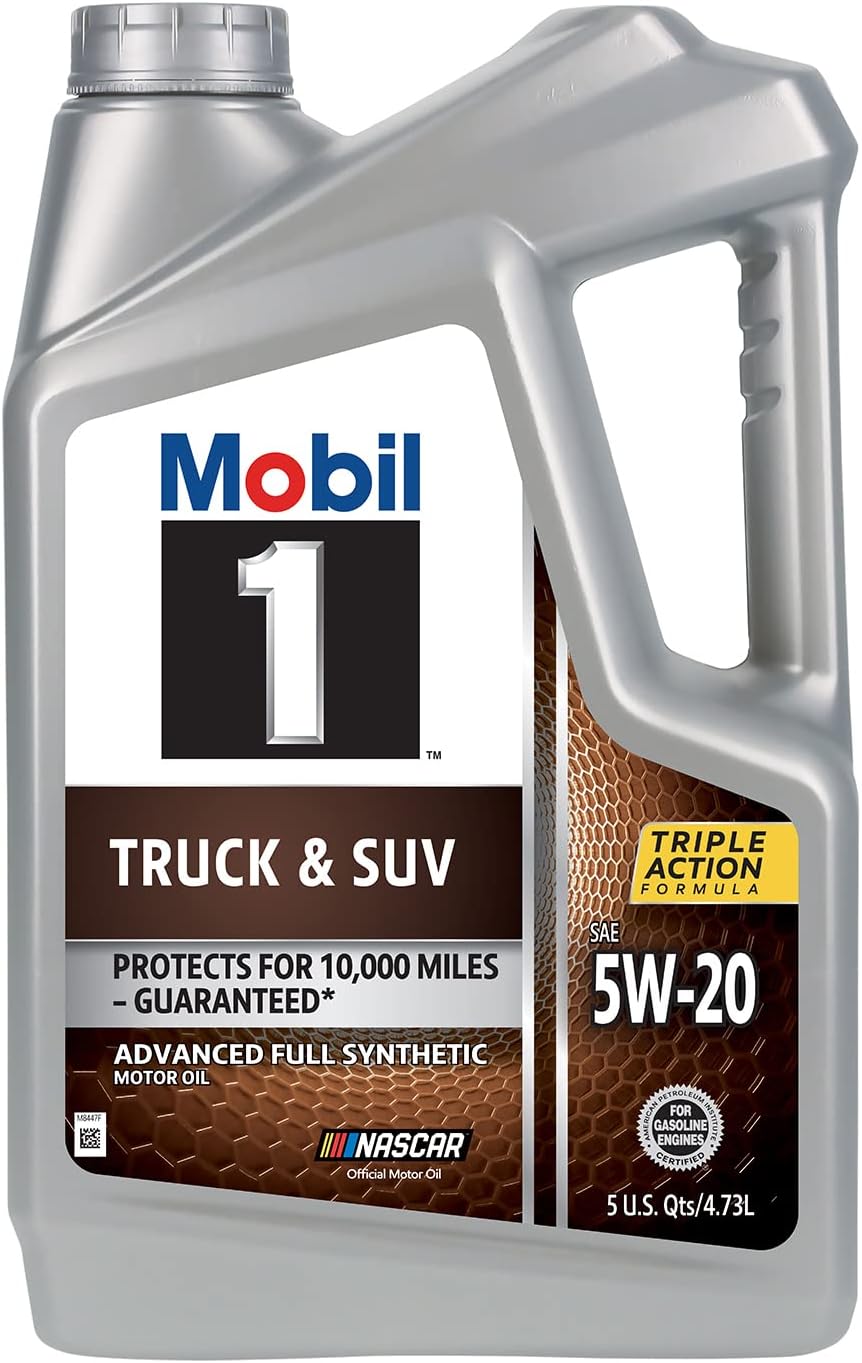 Mobil 1 Truck & SUV Full Synthetic Motor Oil 5W-20. 5 Quart