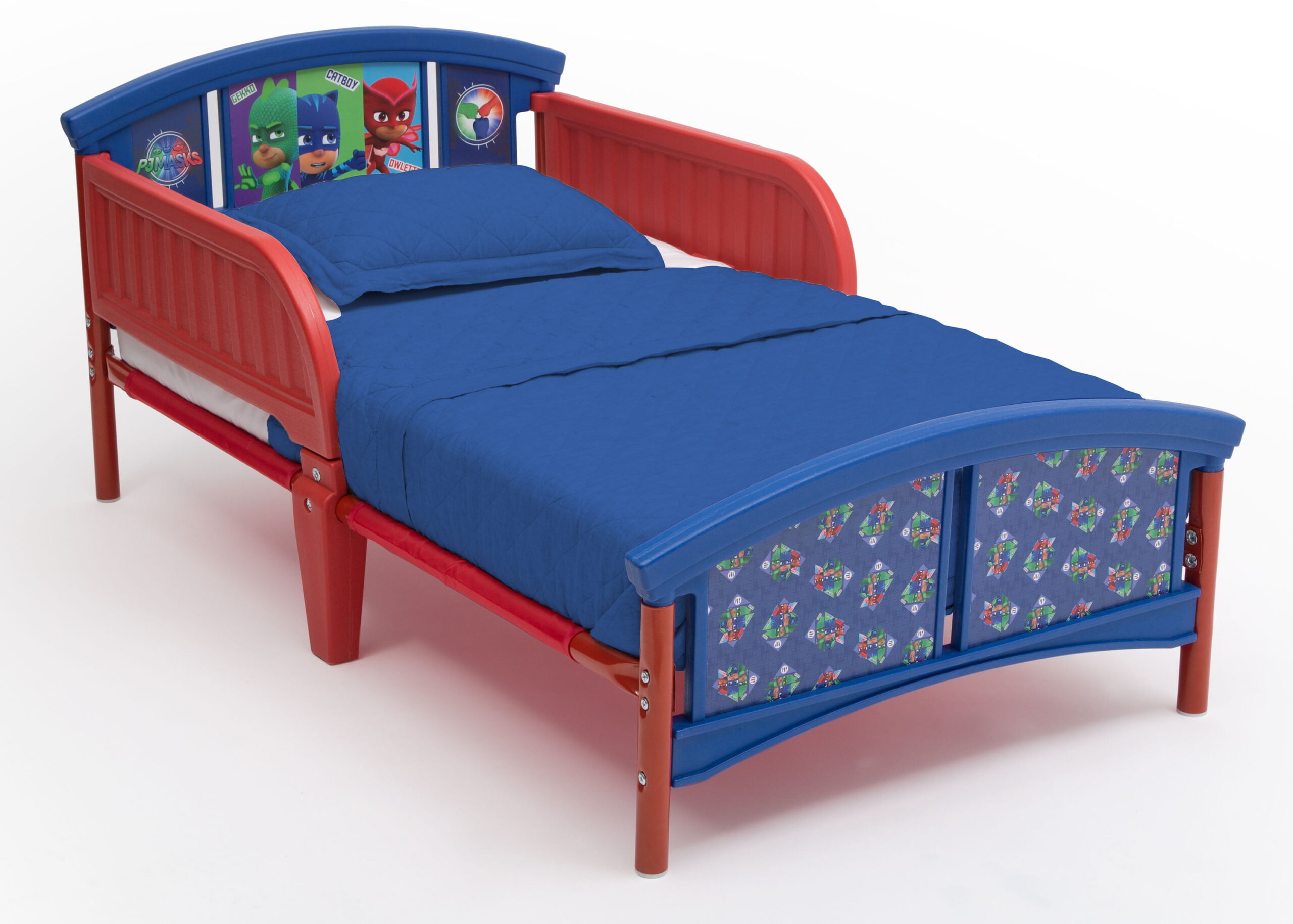 Delta Children PJ Masks Plastic Toddler Bed. Red and Blue