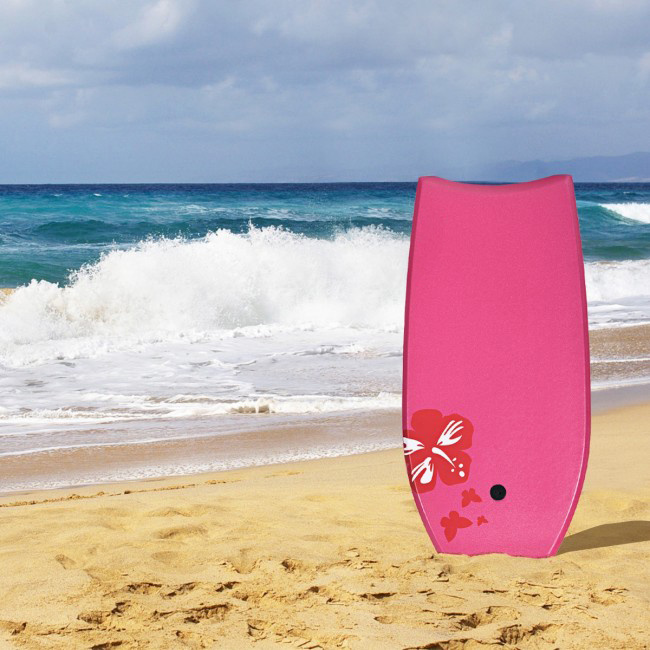 Beautops Hot Summer Day Enjoy Lightweight Super Bodyboard Surfing Fun - Pink - L