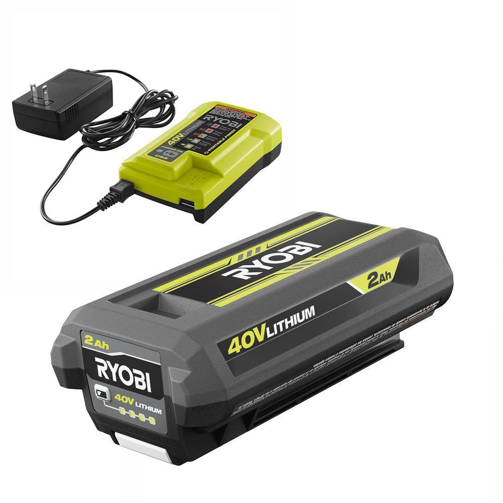 RYOBI OP4020A-03 40V Lithium-Ion 2.0 Ah Battery and Charger