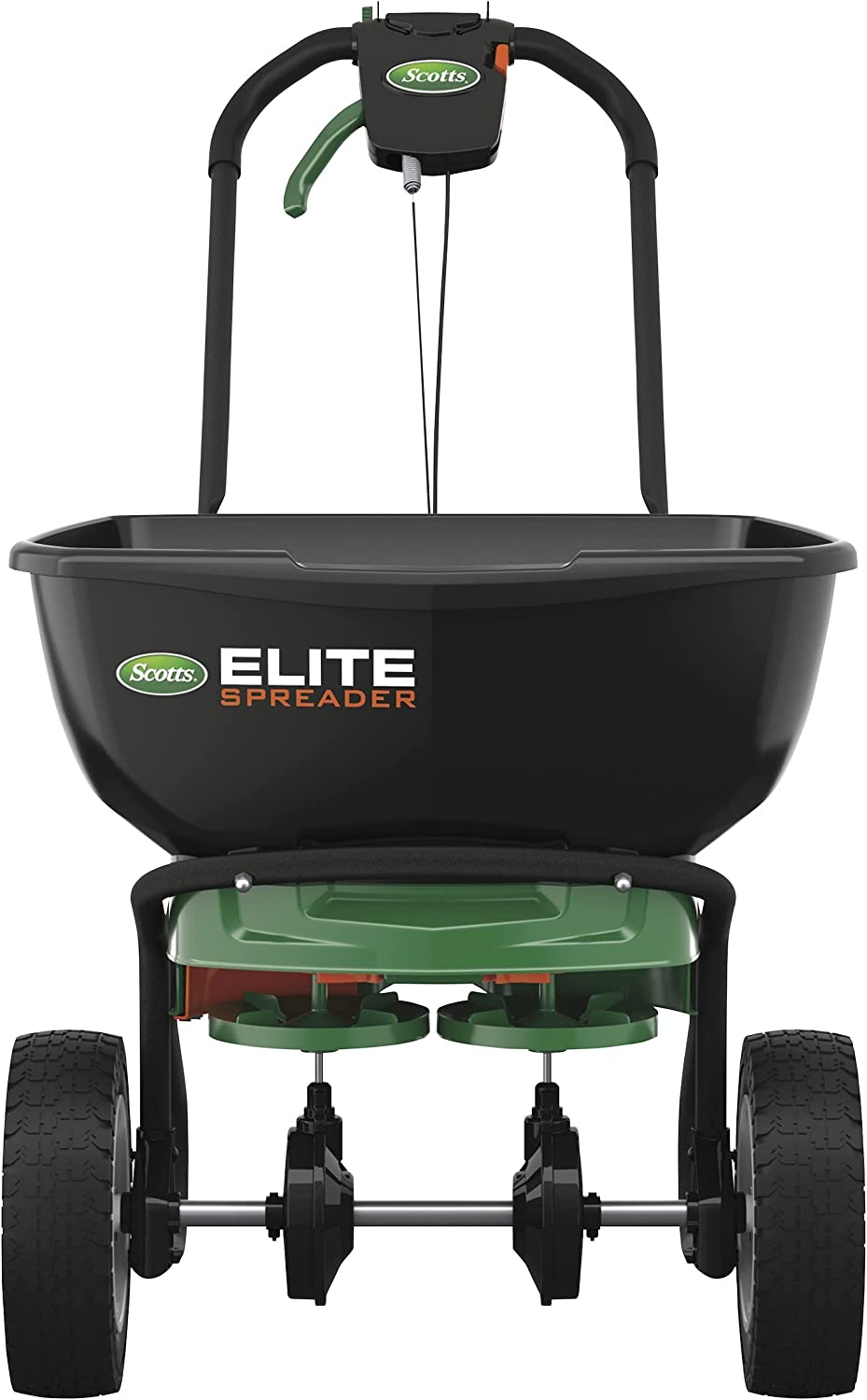 Scotts 75902 Elite Spreader 80-lb Broadcast Fertilizer Spreader