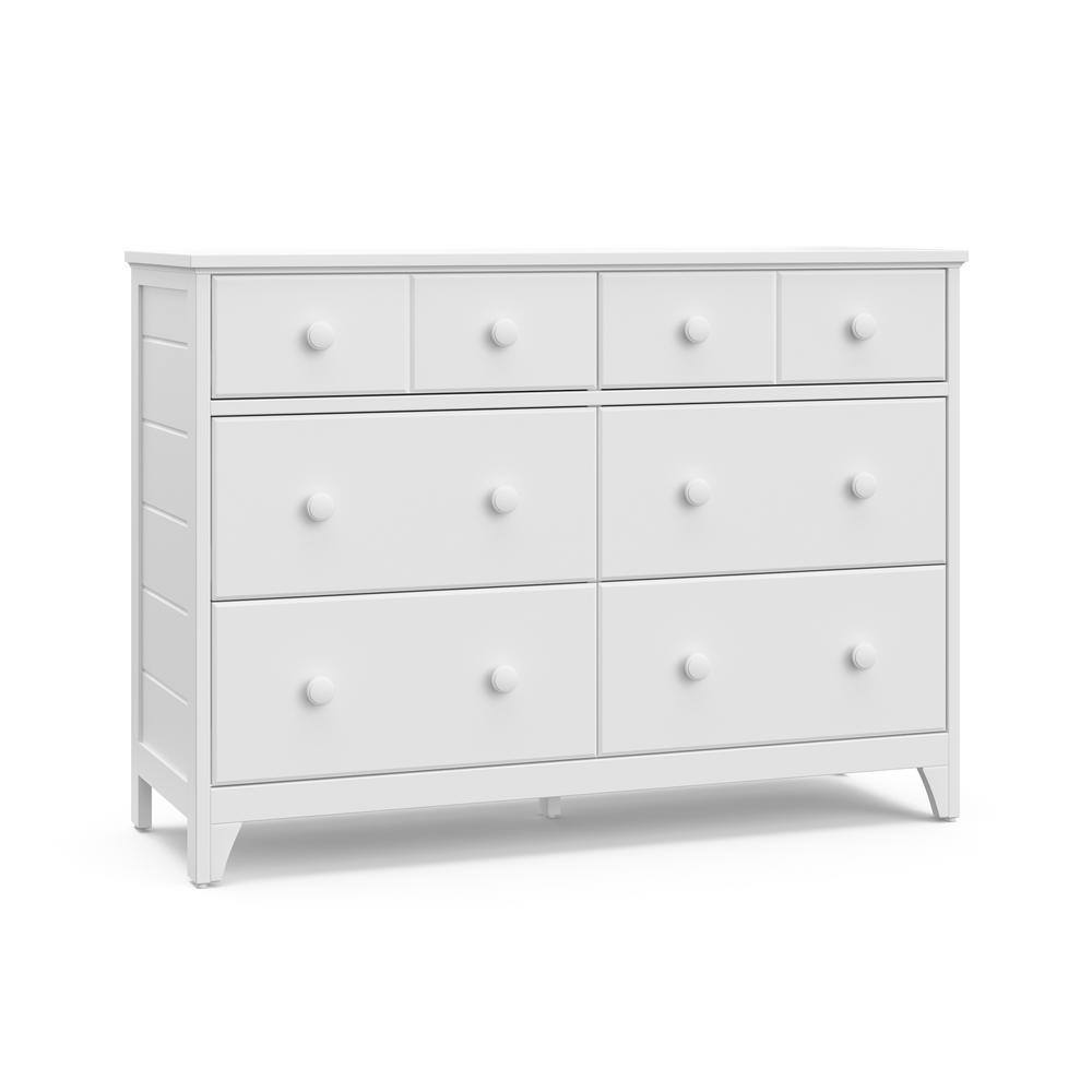 Storkcraft  Moss 6-Drawer White Dresser