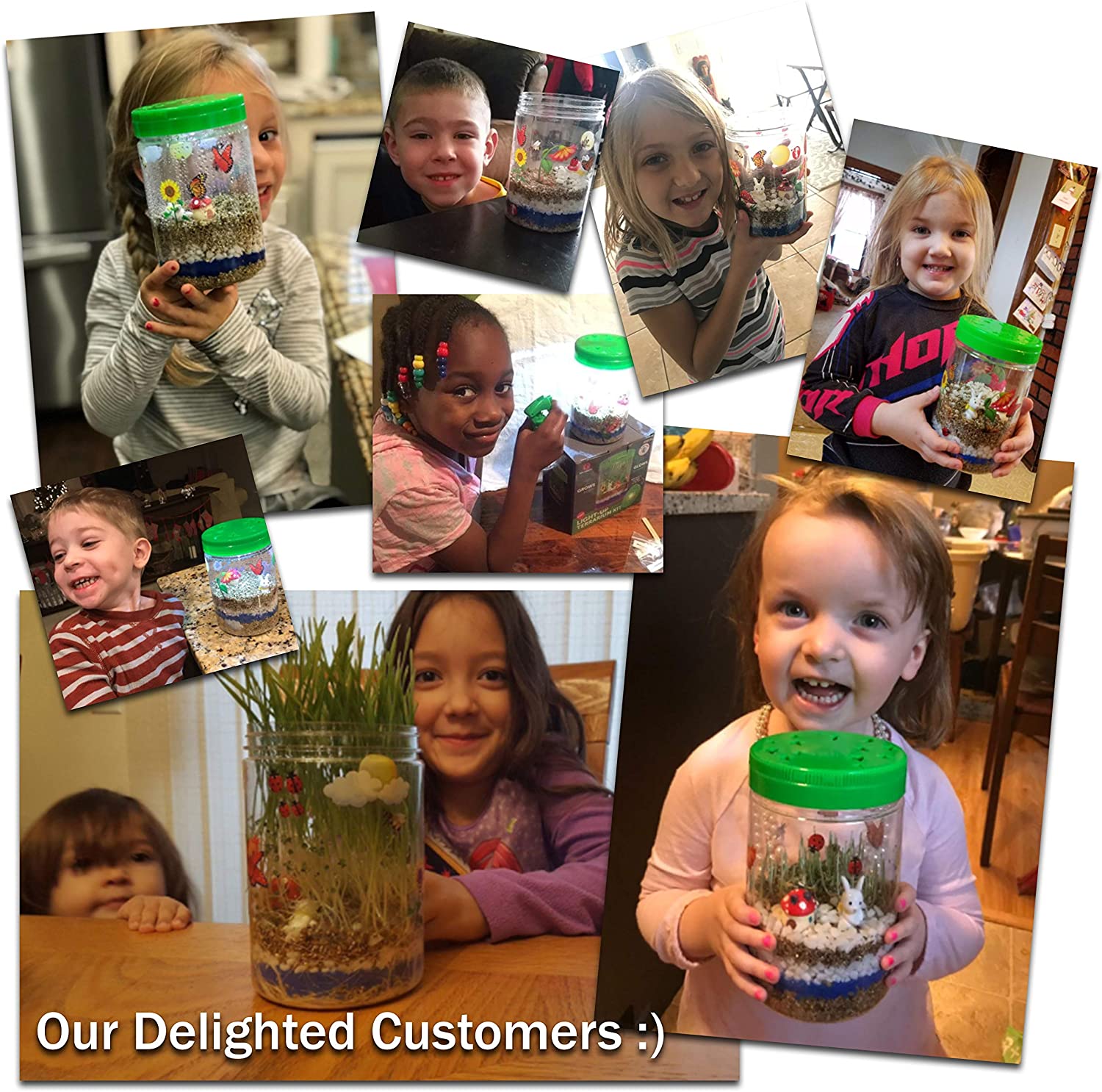 Light-Up Terrarium Kit for Kids - STEM Activities Science Craft Kits