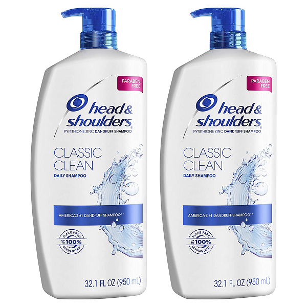 Head and Shoulders Shampoo. Anti Dandruff Treatment and Scalp Care. Classic
