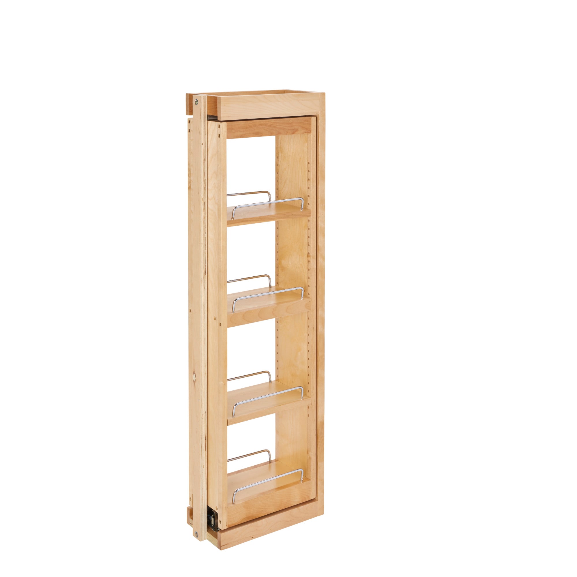 Rev-A-Shelf 6-in W x 39-in H 5-Tier Cabinet-mount Wood Soft Close Sliding Shelf Kit