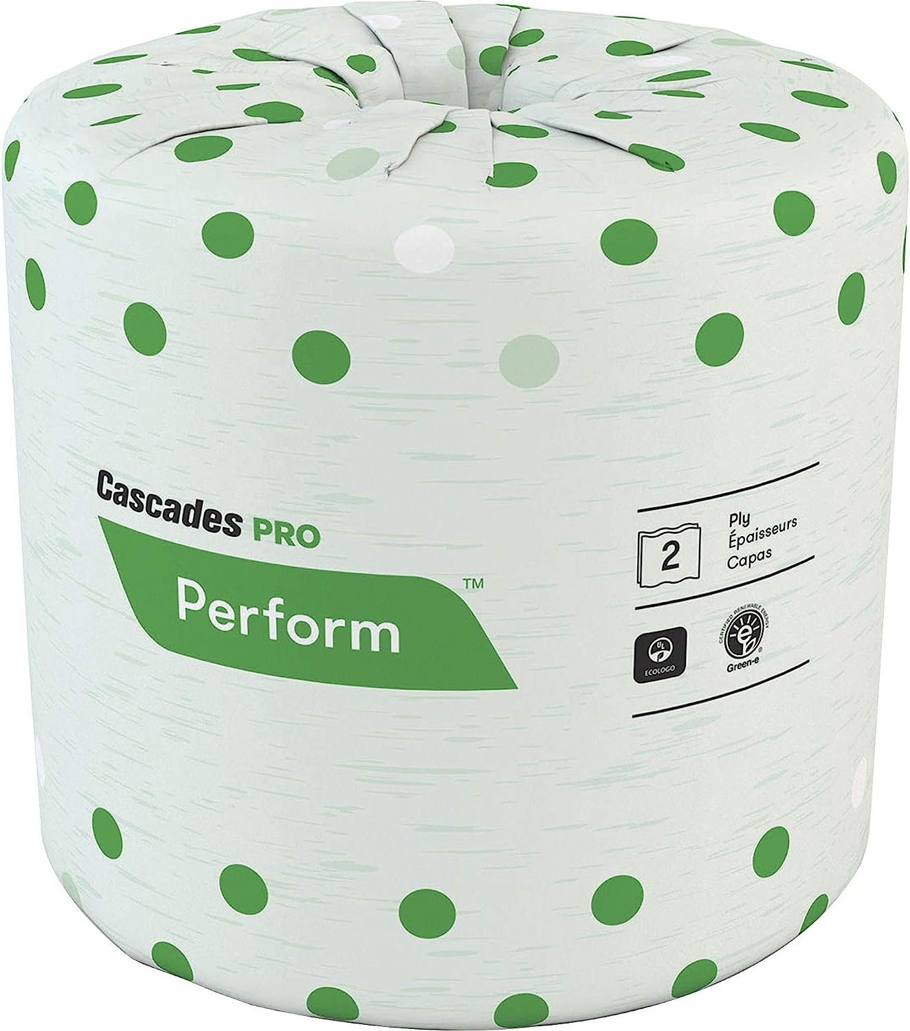 Cascades PRO Standard Toilet Paper. 336 Sheets Bathroom Tissue. 4″ x 3.50″. White