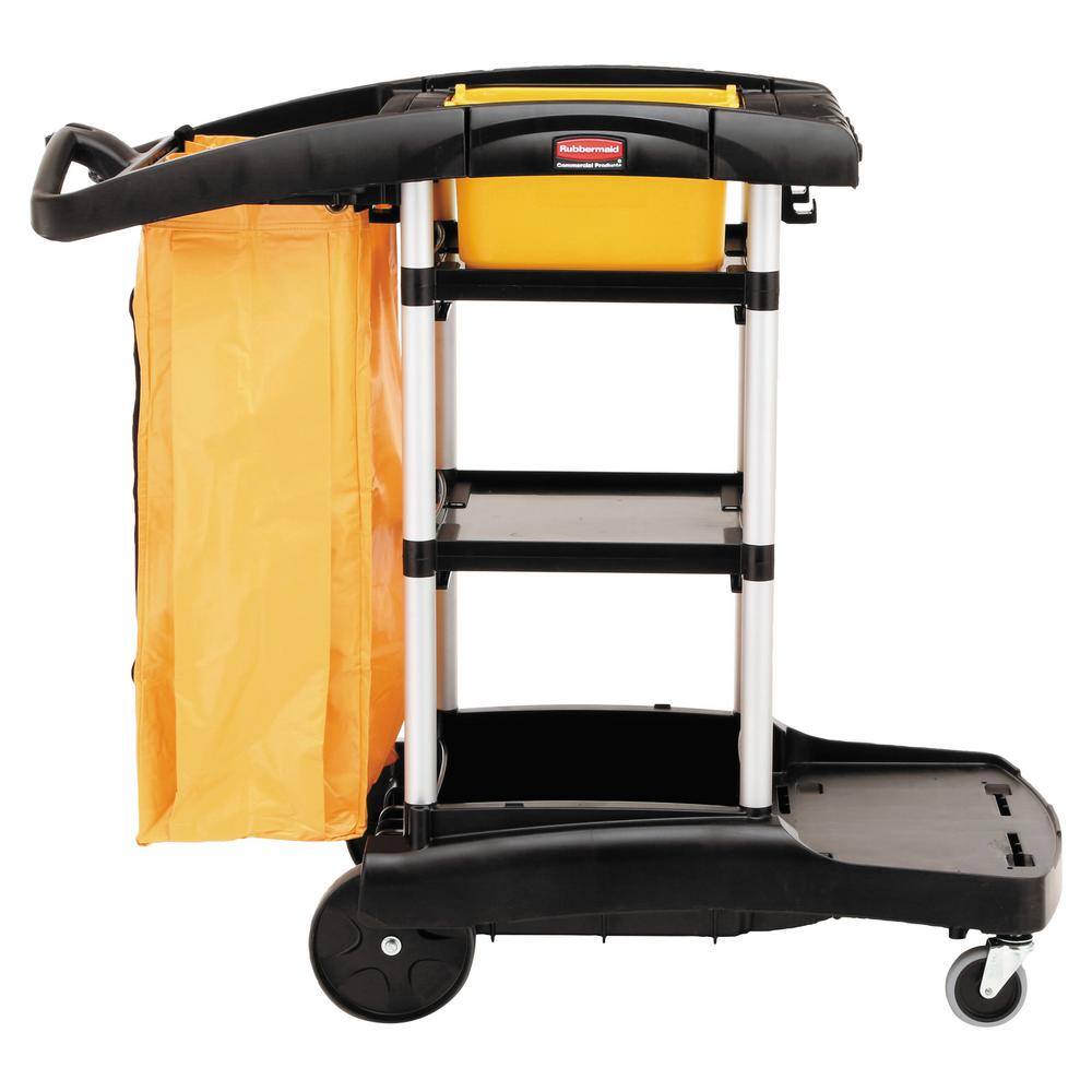 Rubbermaid Commercial Products RCP9T7200BK High Capacity Cleaning Cart