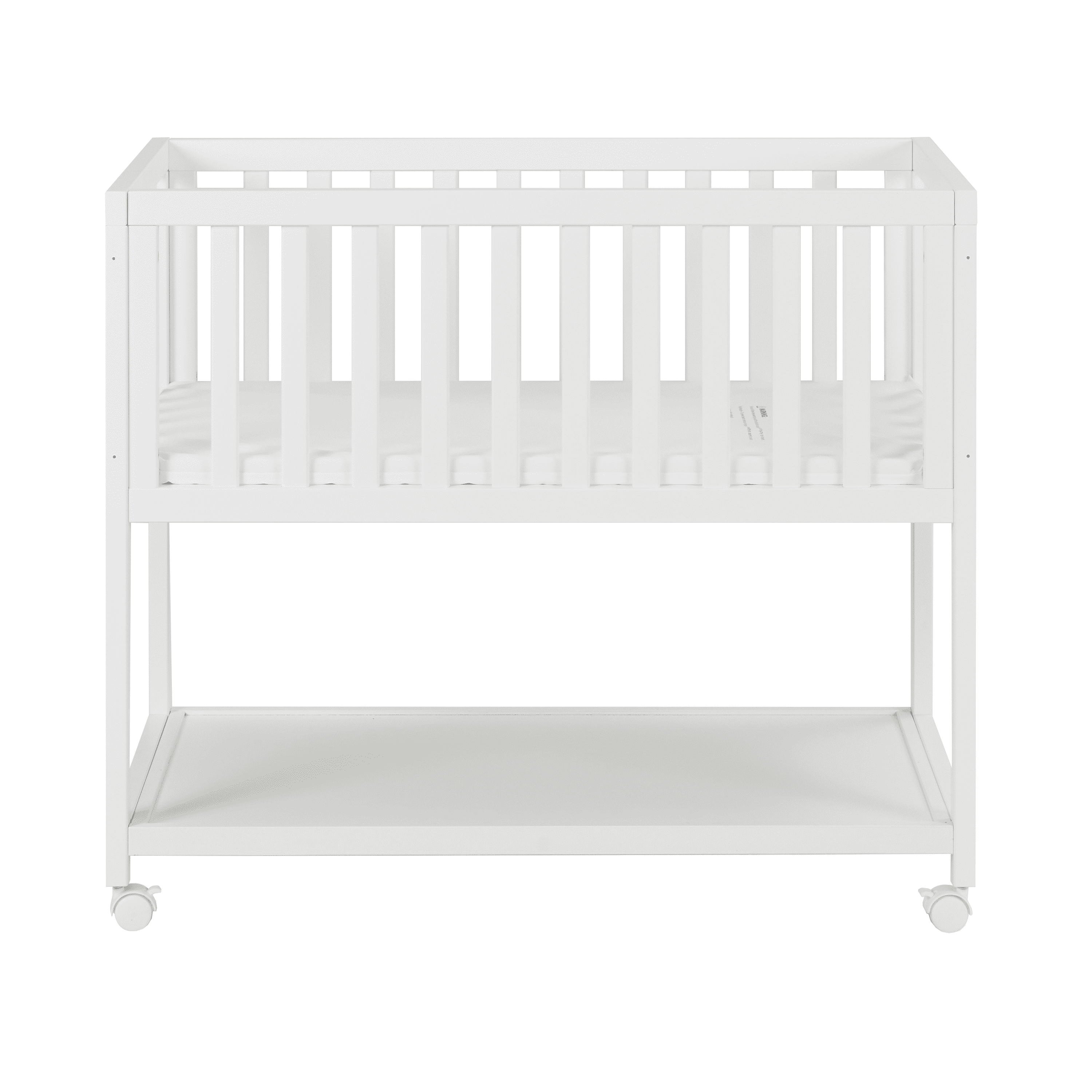 AFG Mila Wooden Portable Bassinet with Mattress Pad. White