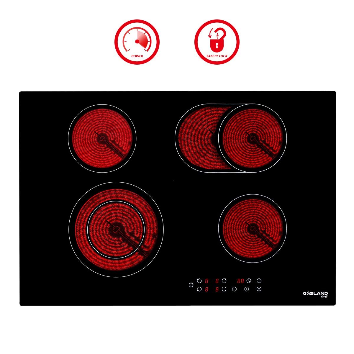 Gaslandchef 30″ Electric Cooktop