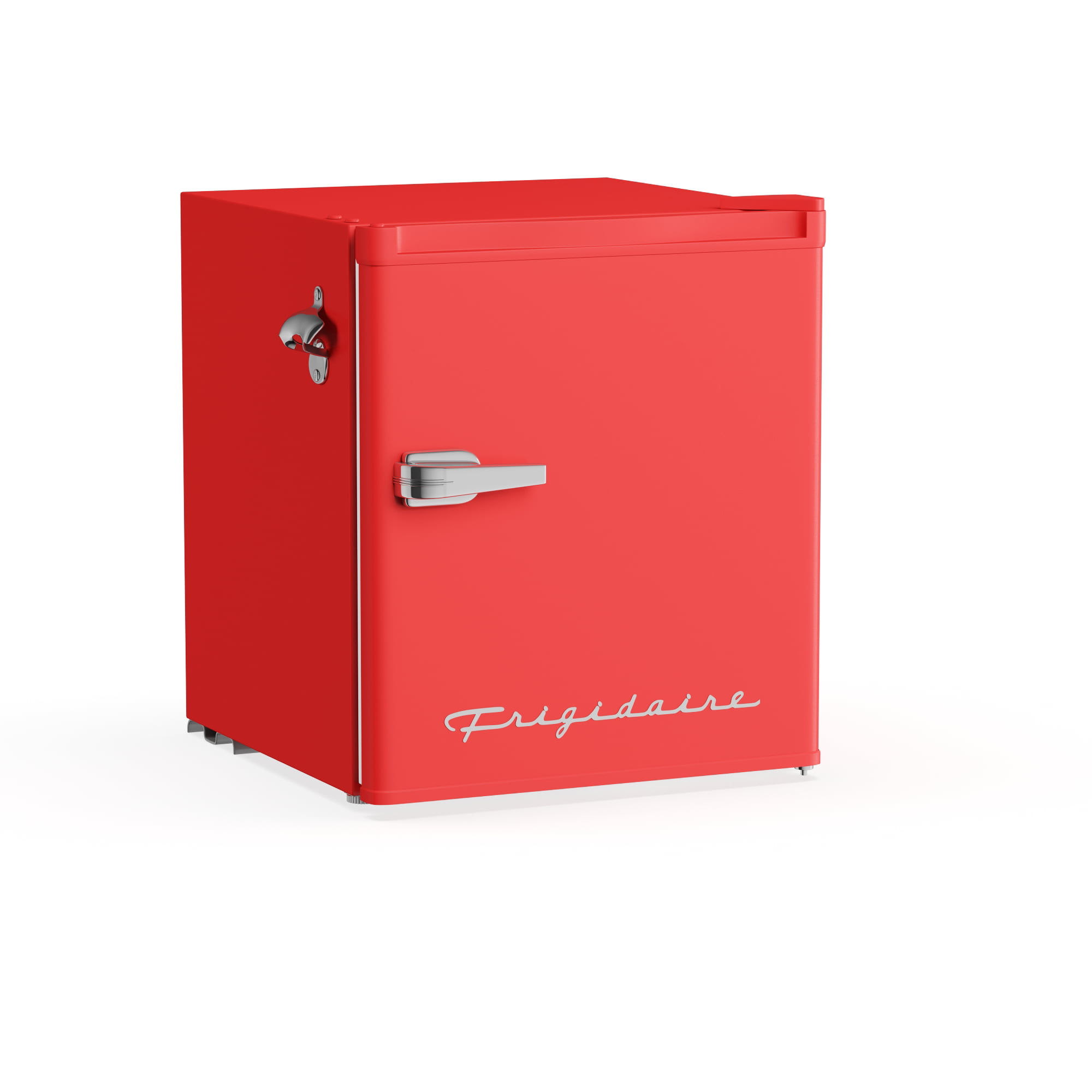 Frigidaire. 1.6 Cu ft Retro Dry Erase Compact Refrigerator With Side Bottle Opener. (EFR177). Red