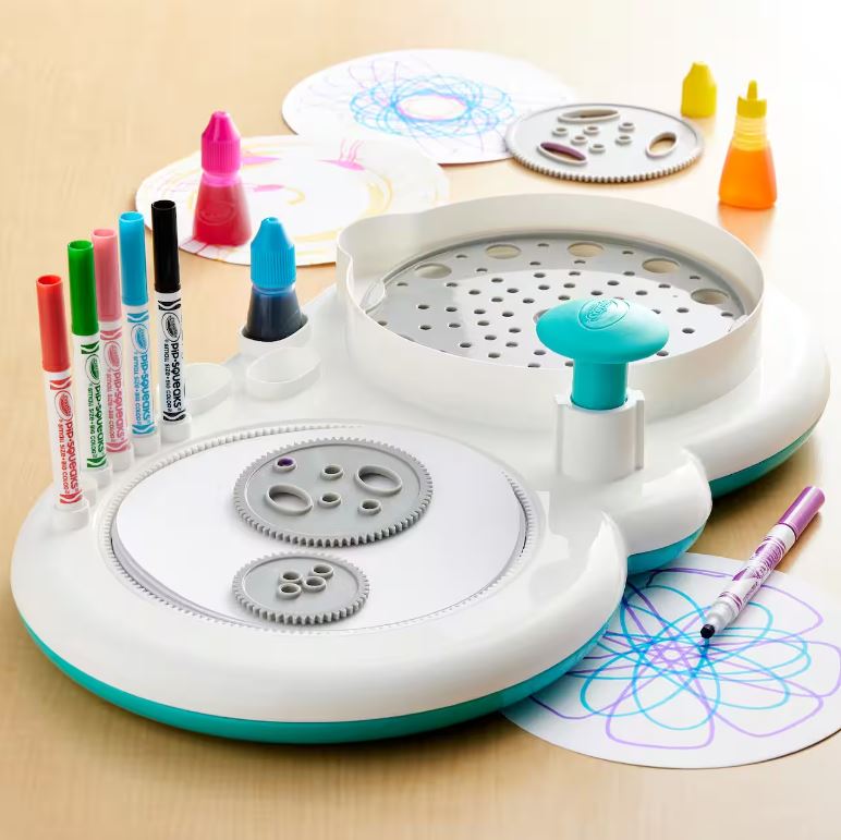 Crayola Spin & Spiral Art Station. DIY Crafts. Toys for Boys & Girls. Gift. Age 6. 7. 8. 9