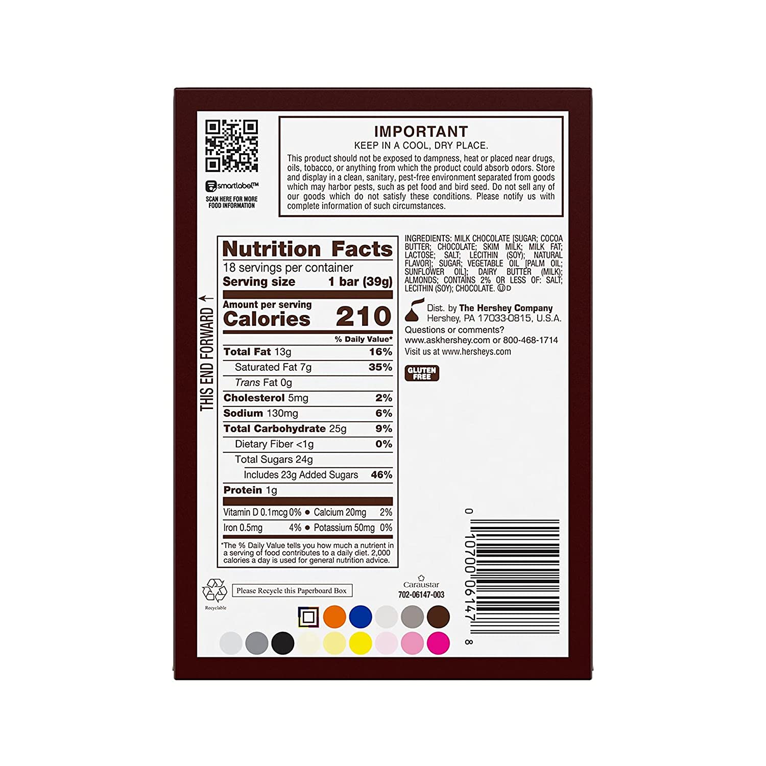 HEATH Milk Chocolate English Toffee Candy. Bulk. 1.4 Oz. Bars (18 Count)