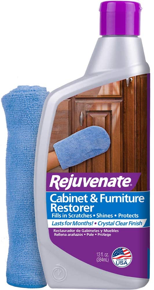 Rejuvenate Cabinet & Furniture Restorer Fills in Scratches Seals 13oz