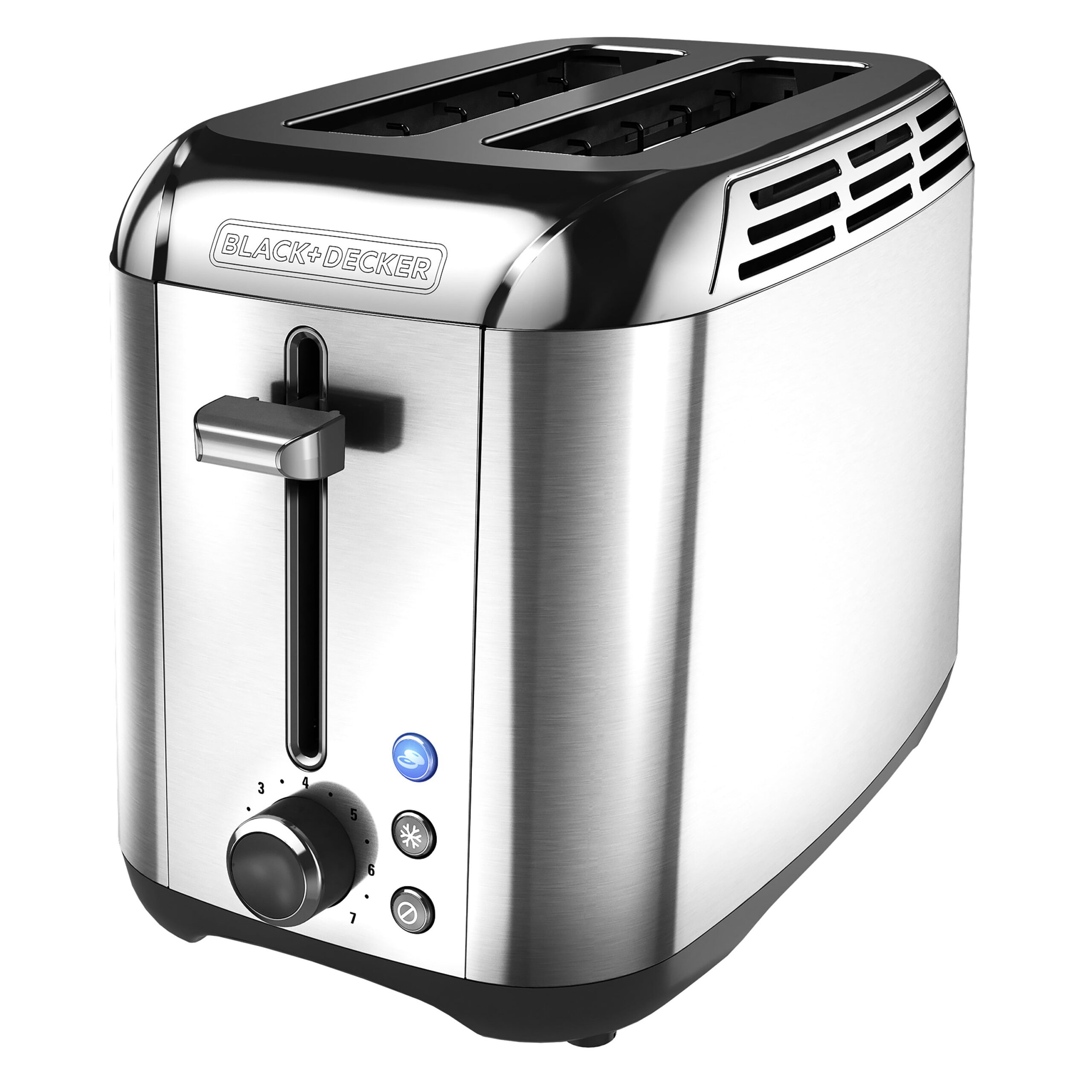 BLACK+DECKER Rapid Toast 2-Slice Toaster. Stainless Steel. TR3500SD