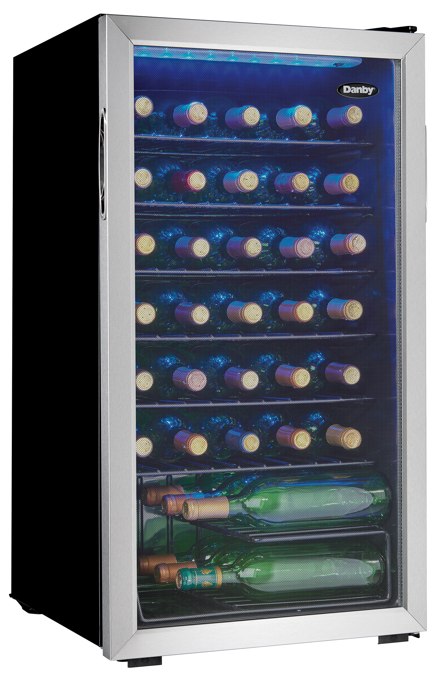 Danby 36 Bottle Free-Standing Wine Cooler in Stainless
