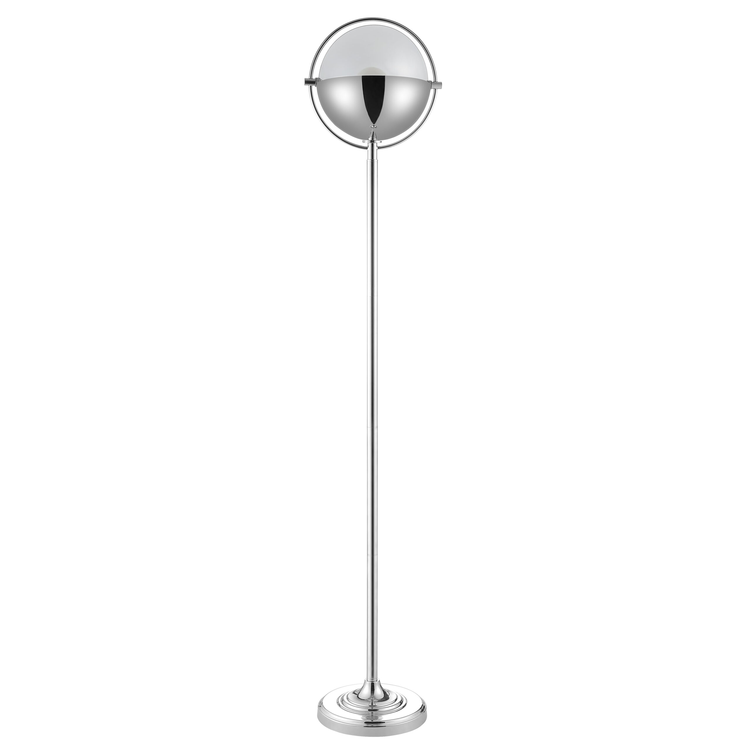 SAFAVIEH Rensa Floor Lamp | Chrome |