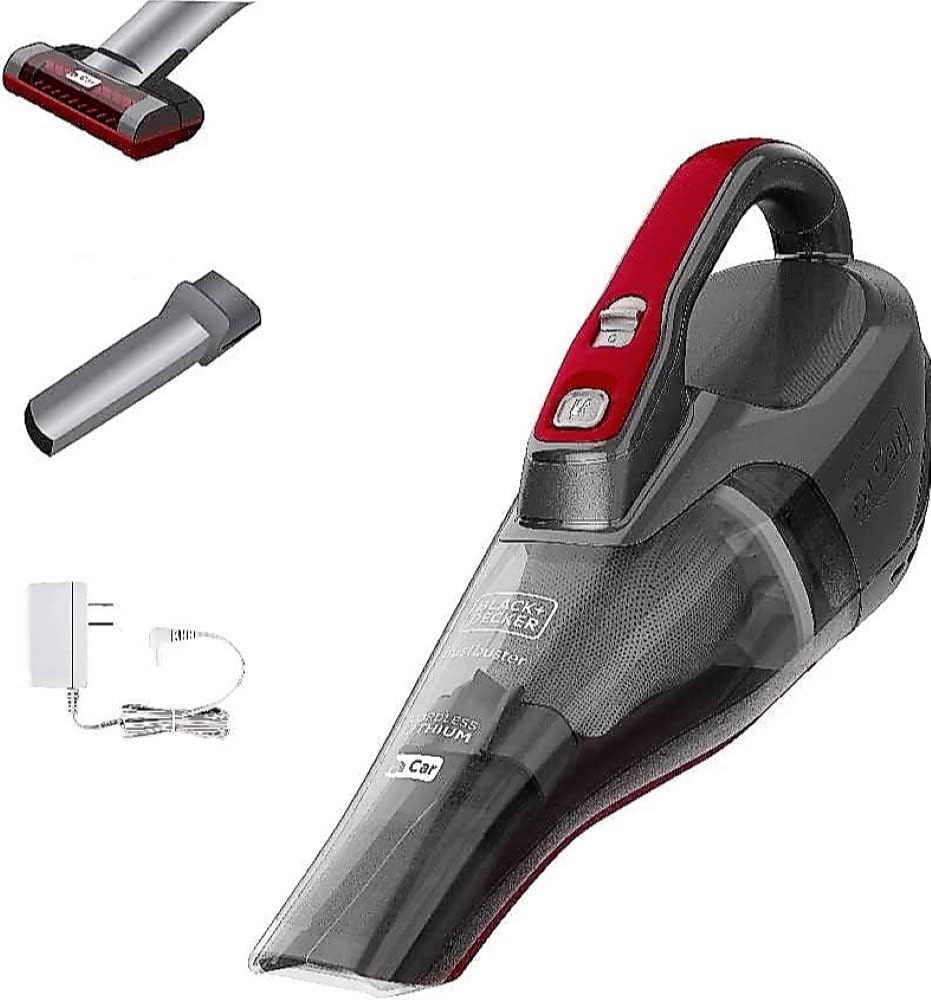 BLACK+DECKER dusbuster Handheld Vacuum for Car. Cordless. Gray (HLVB315JA26)