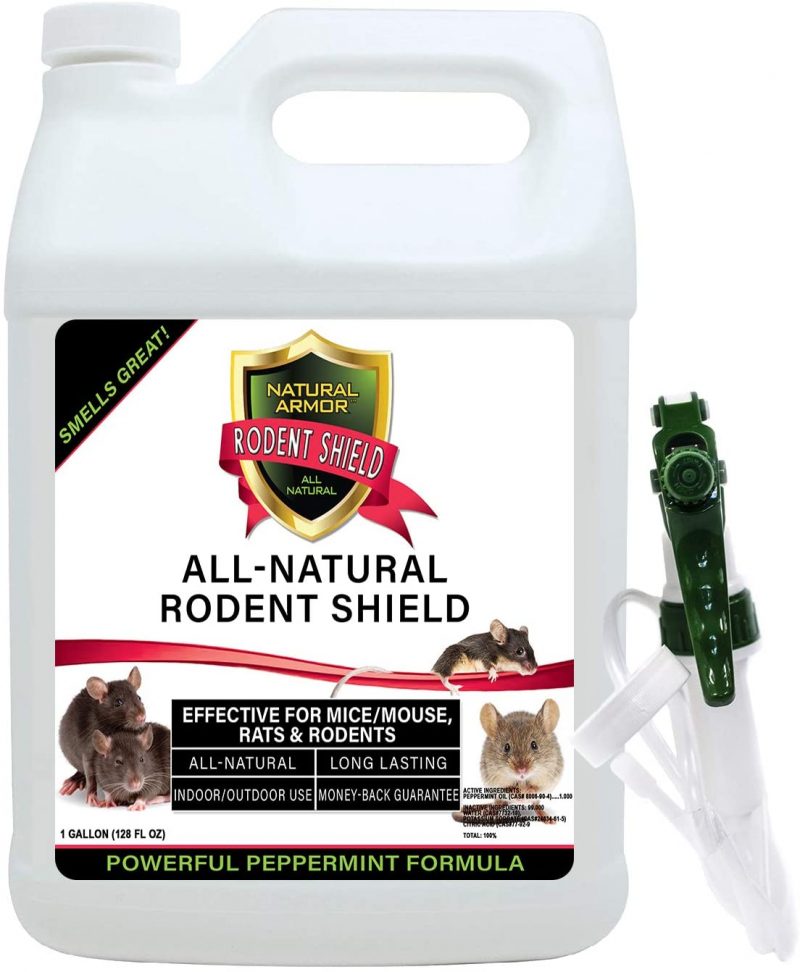 Natural Armor Peppermint Repellent for Mice/Mouse. Rats & Rodents 128 OZ Gallon