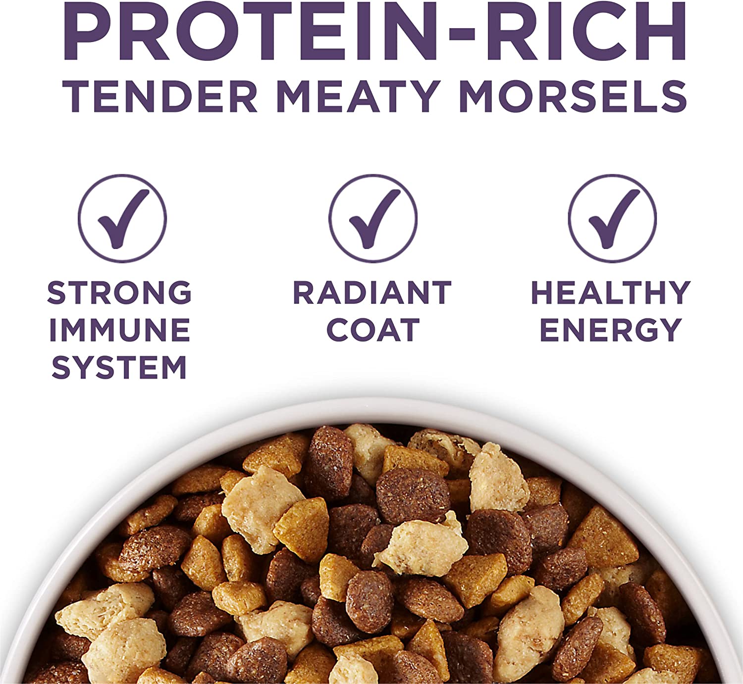 Purina ONE High Protein Senior Dry Dog Food. +Plus Vibrant Maturity Adult 7+ Formula - 31.1 lb. Bag